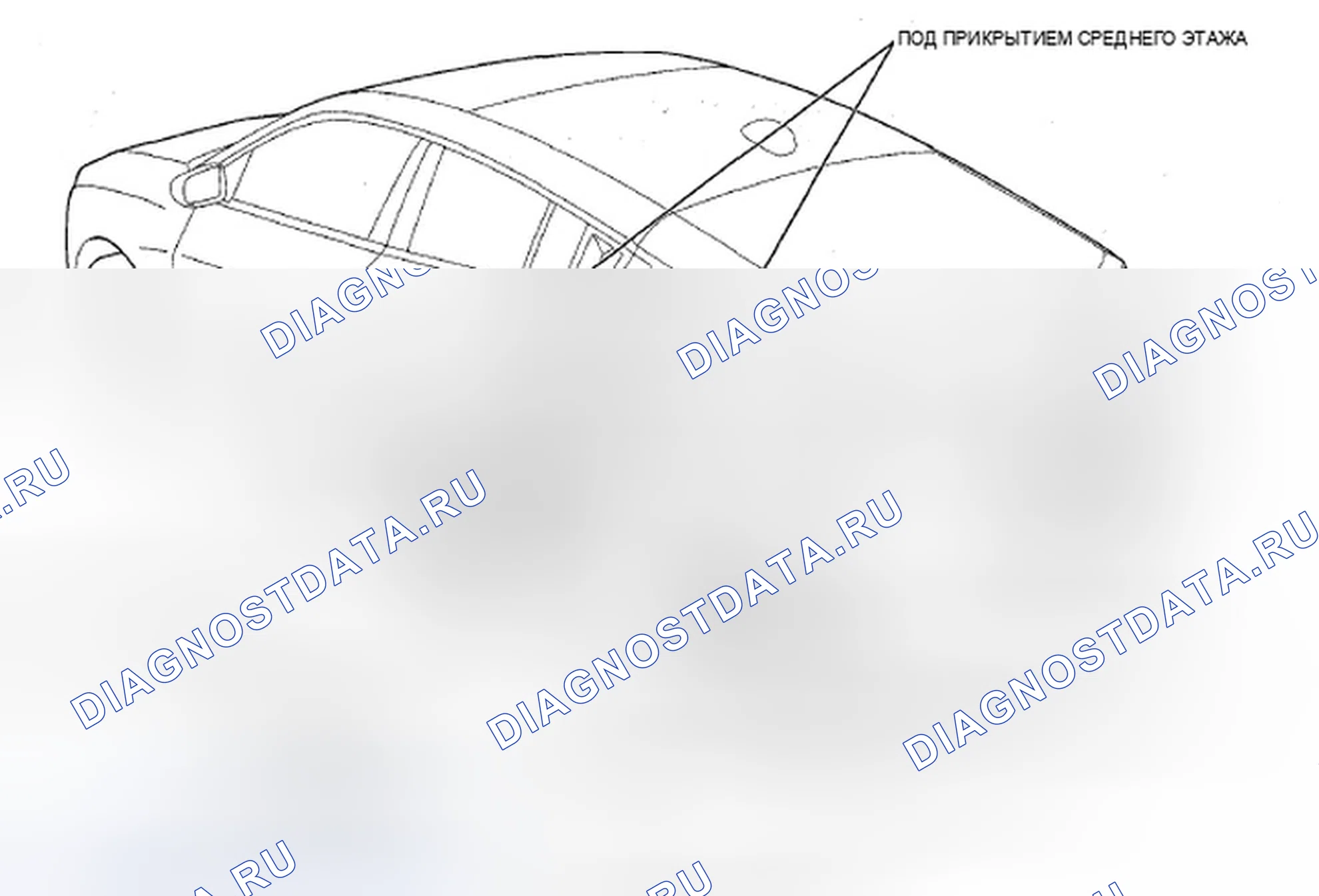 Рис. 2: Задняя часть. Acura ZDX I
