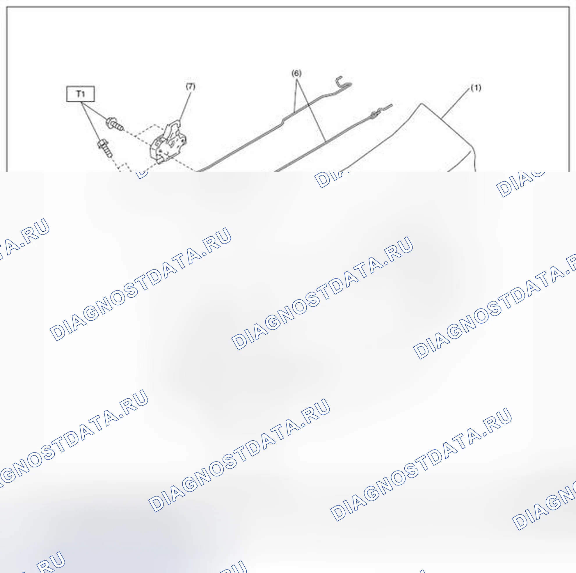 Рис. 13: ПАНЕЛЬ КРЫШКИ БАГАЖНИКА. Subaru Impreza GK