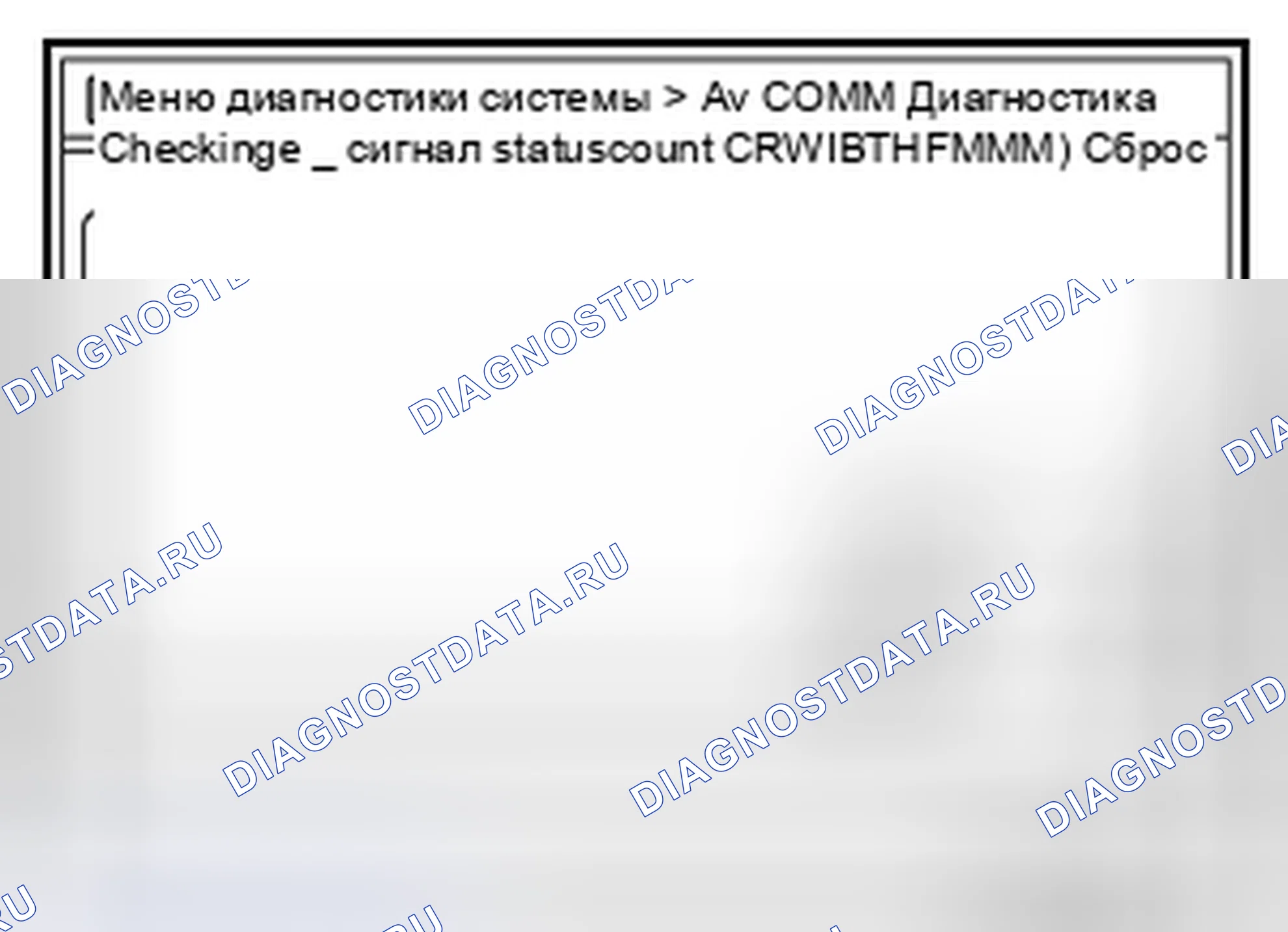 Рис. 256: Диагностика Av COMM. Nissan Quest IV