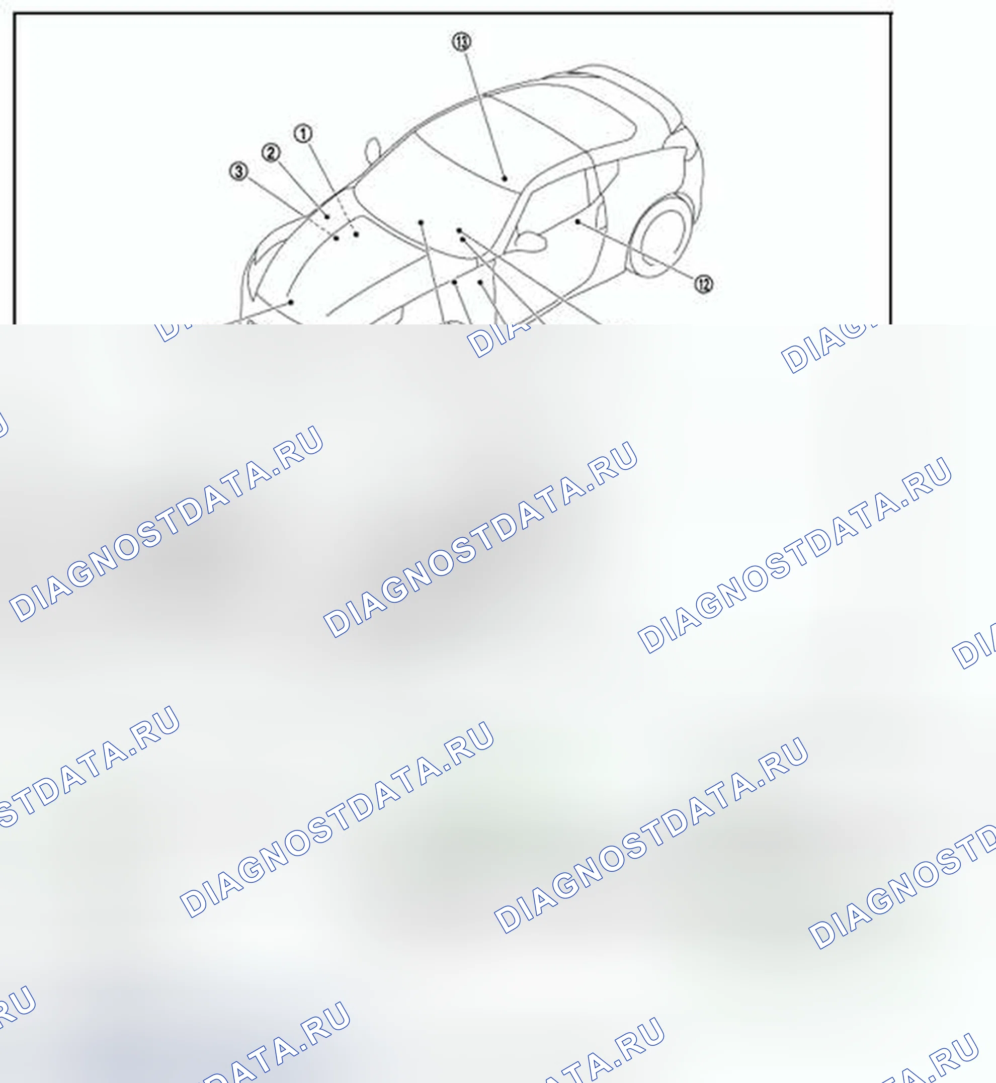 Рис. 17: УПРАВЛЕНИЕ ОСВЕЩЕНИЕМ РАСХОДОМЕРА: расположение компонентов. Honda MDX I