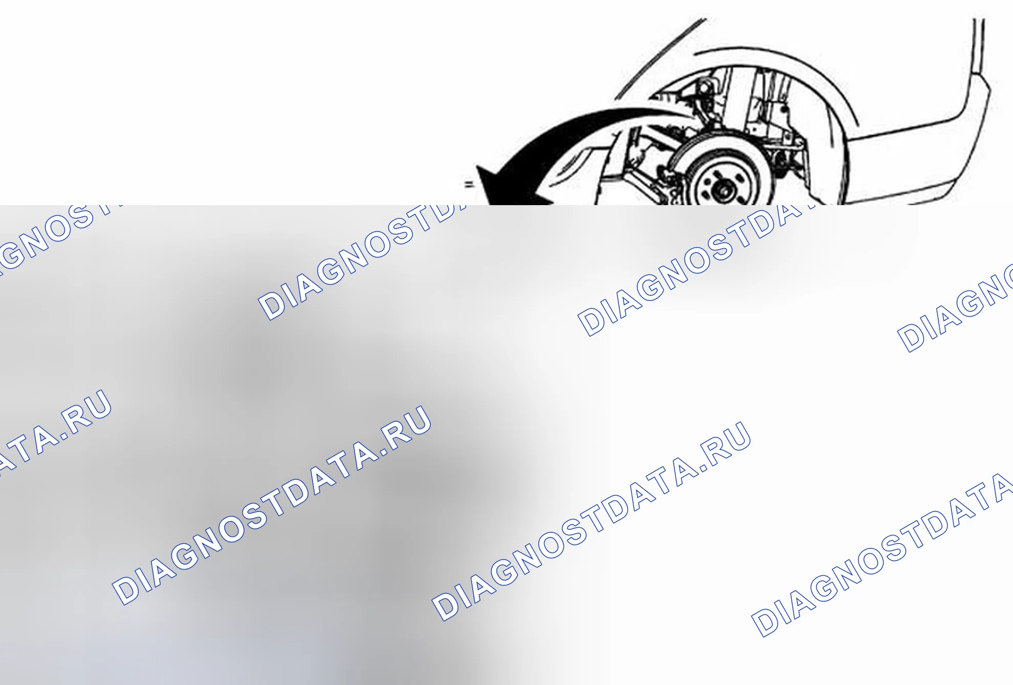 Рис. 13: Замена верхнего рычага управления. Cadillac ATS I