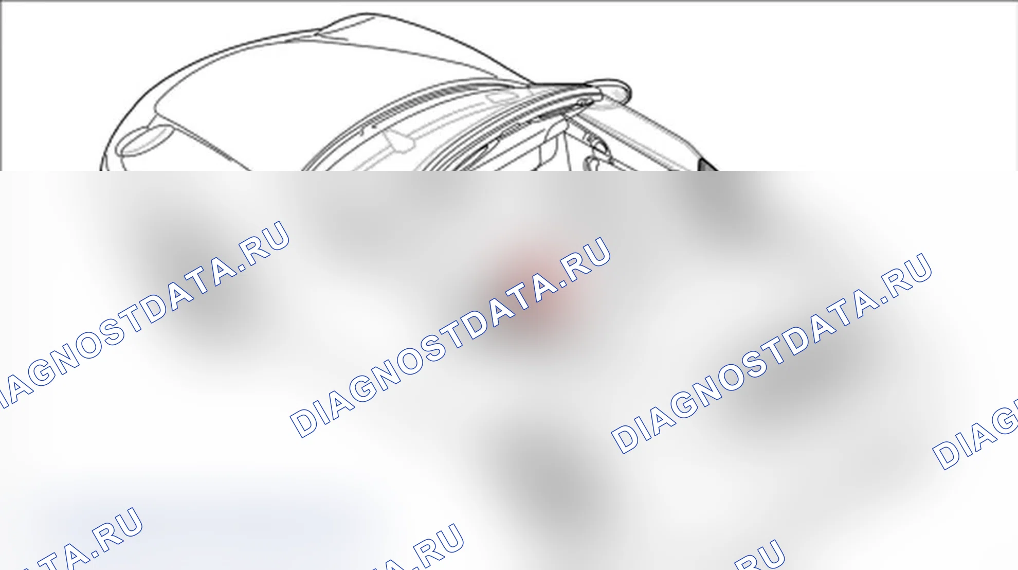 Рис. 119: Снятие заднего бокового стекла. Porsche 911 GT3 997