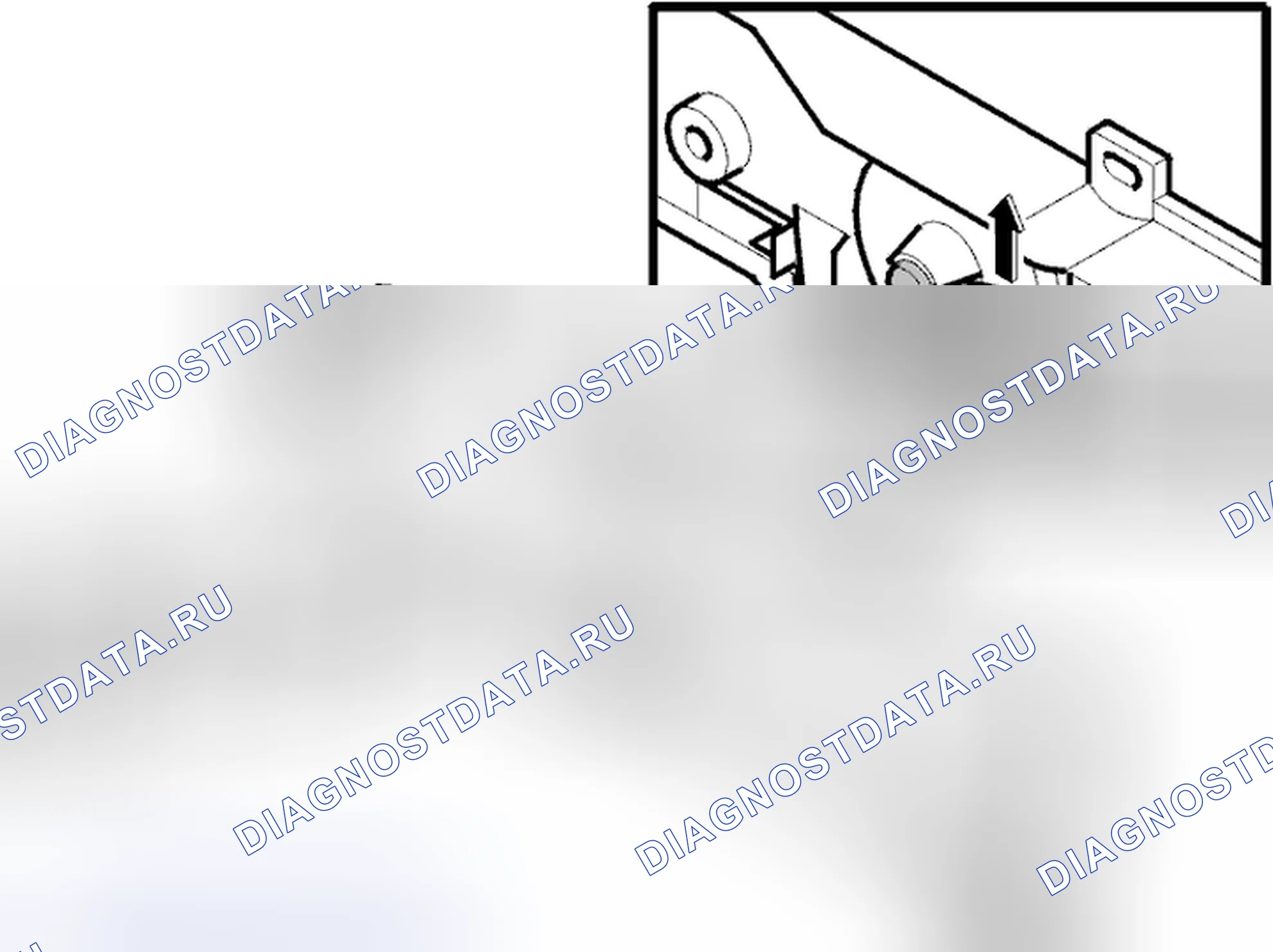 Рис. 659: Замена цилиндра замка. Volvo C70 I