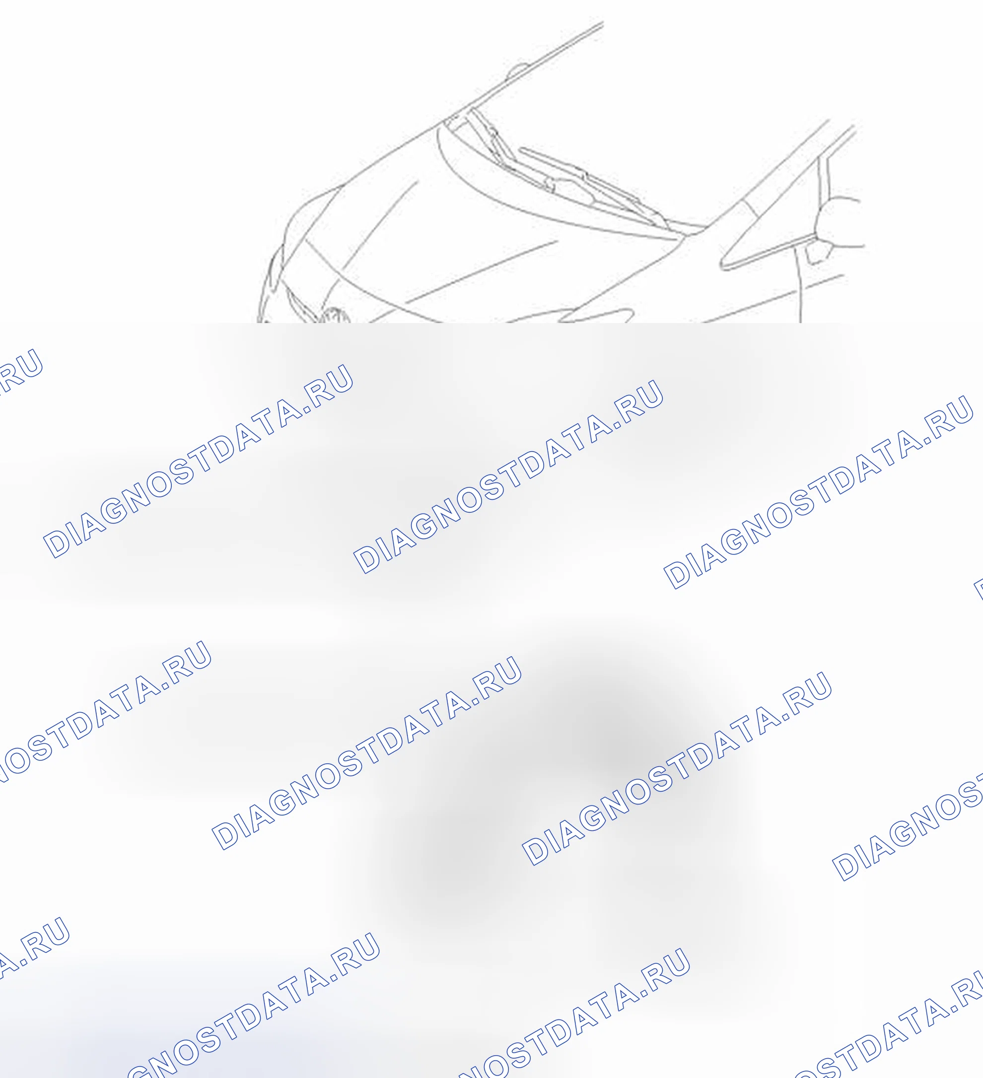 Рис. 132: ИЛЛЮСТРАЦИЯ. Toyota Prius PHV pre-III