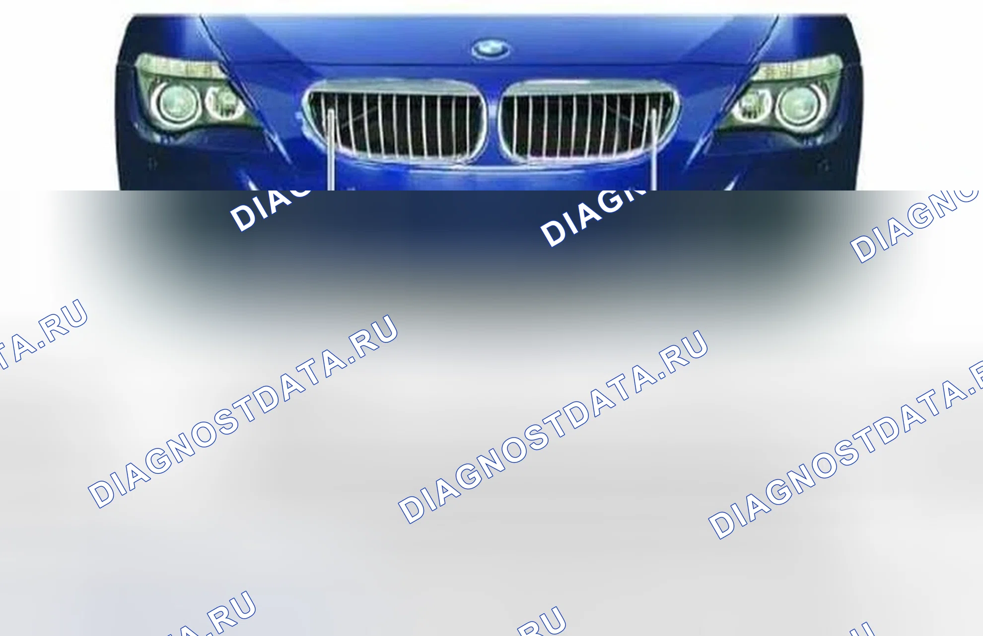 Рис. 184: Передний бампер. BMW M6 E63/E64