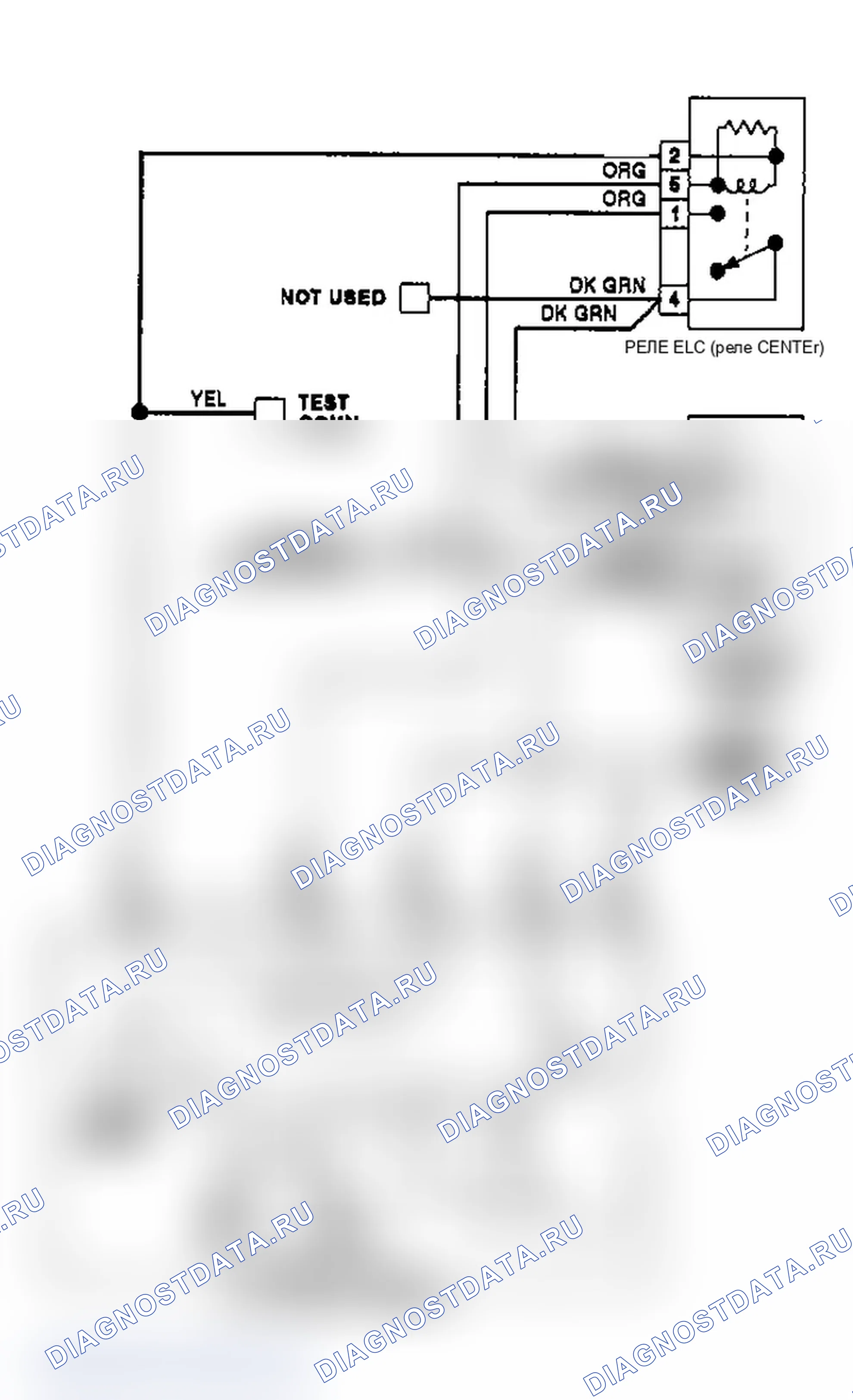 Рис. 9: Электрическая схема DeVille и Fleetwood ELC. Buick Electra Park Avenue 