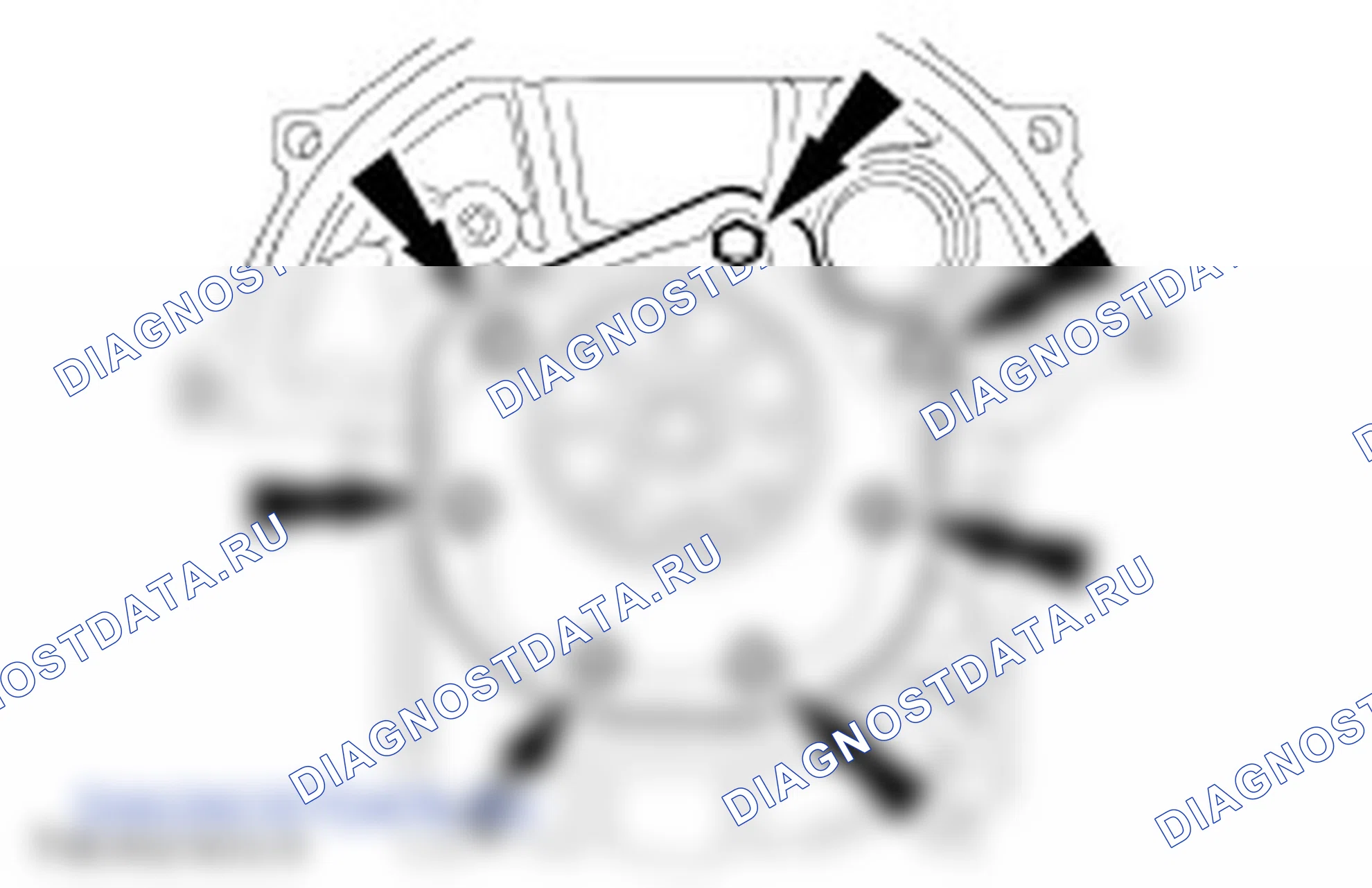 Разборка двигателя. Ford Transit Connect I