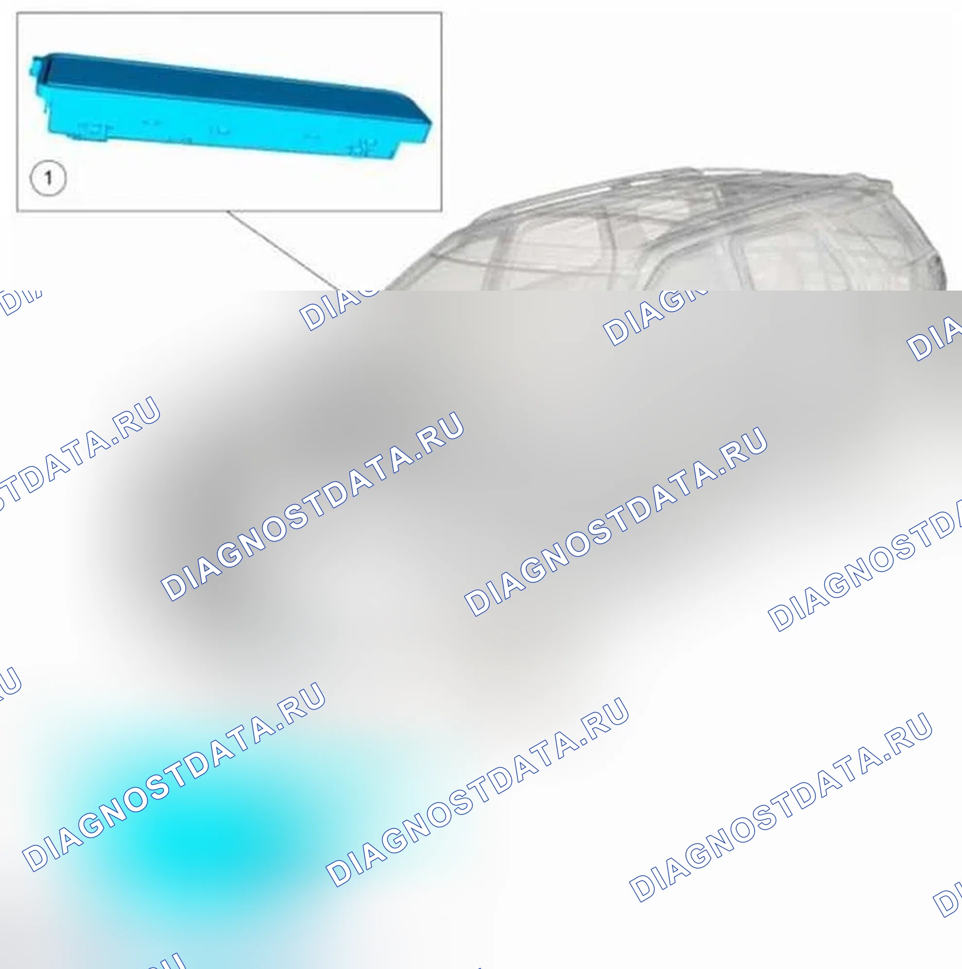 Рис. 18: Расположение компонентов. Ford Explorer V