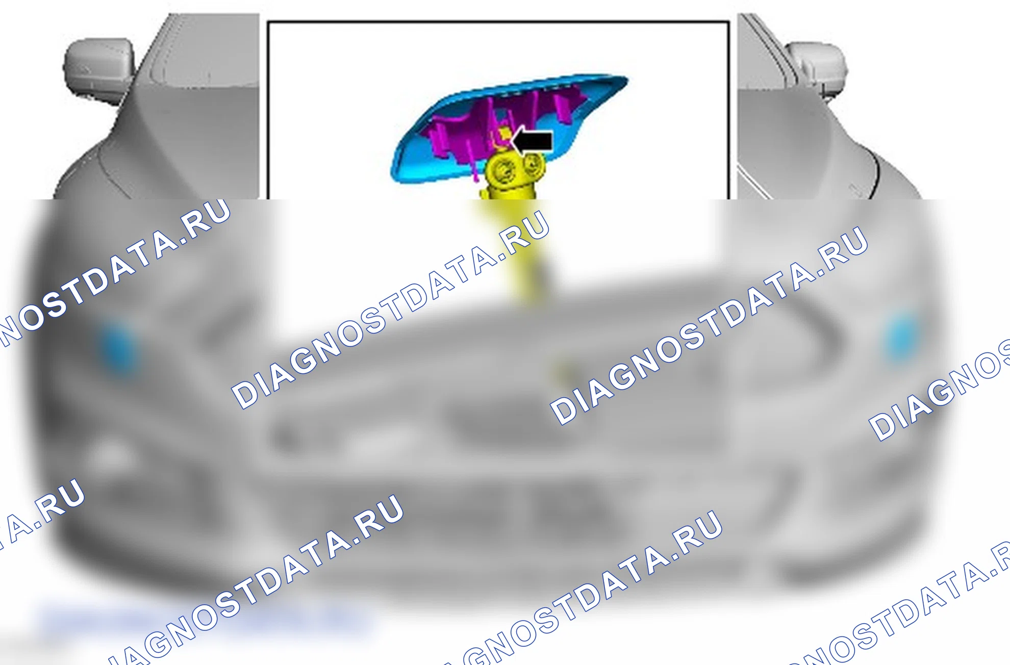 Как снять и установить кожух переднего бампера. Ford Galaxy III