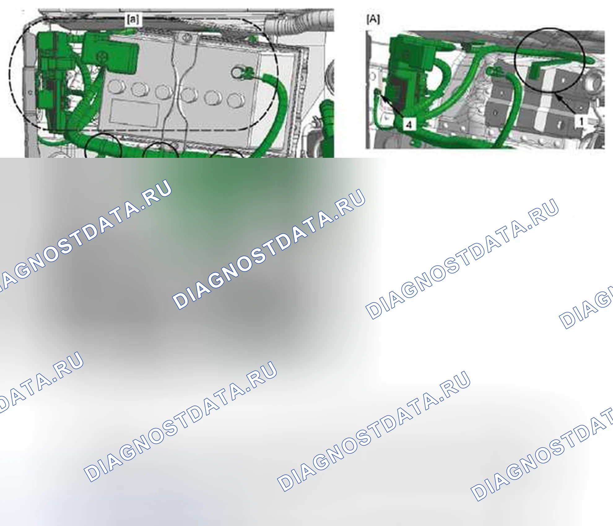 Рис. 130: Вокруг батареи. Suzuki Grand Vitara II рестайлинг