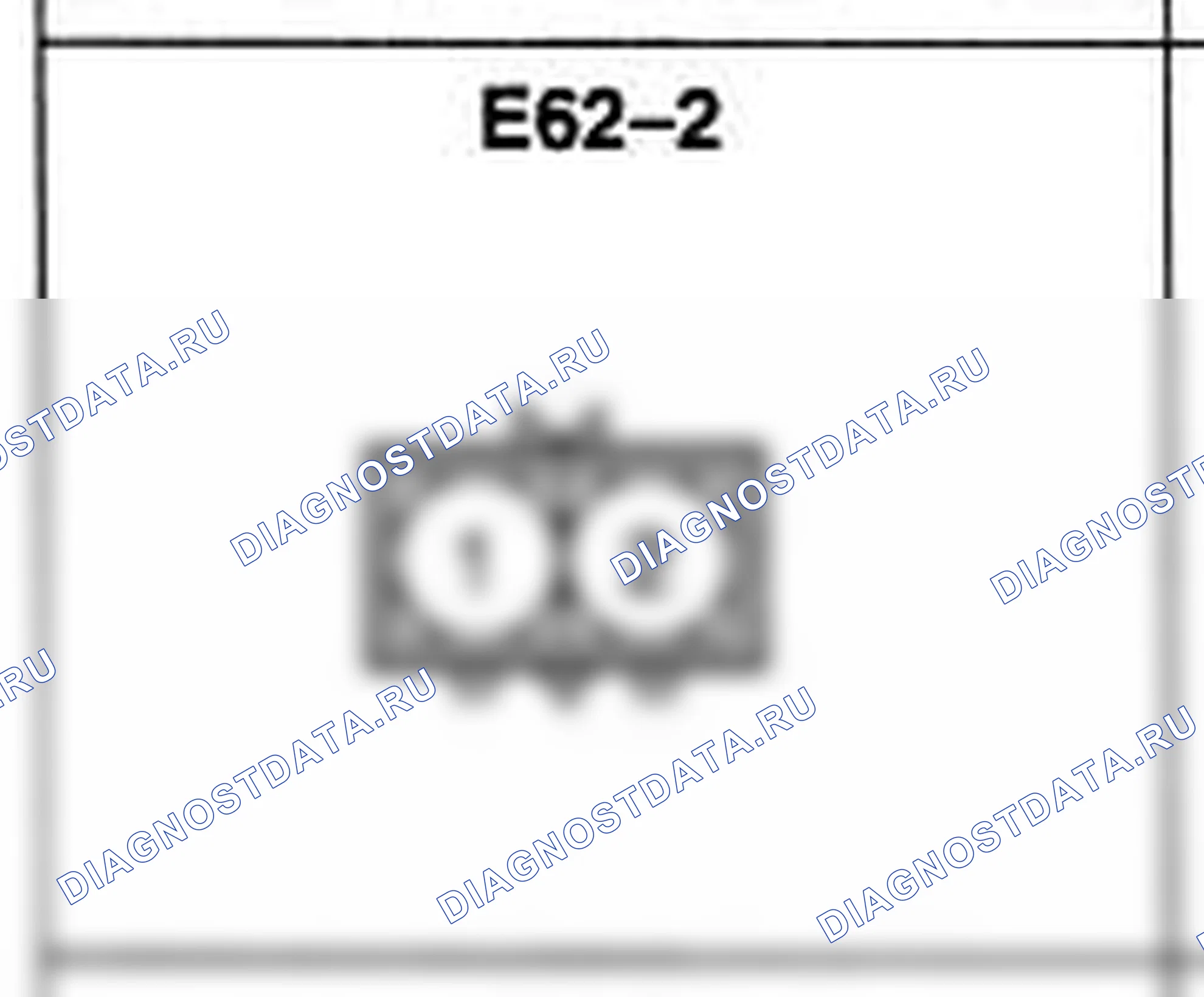 Распиновка разъёма E62-2 — жгута двигателя. Hyundai Accent LC