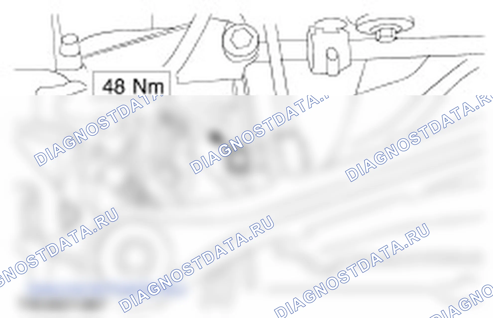 Как снять и установить поперечный элемент. Ford Mondeo III