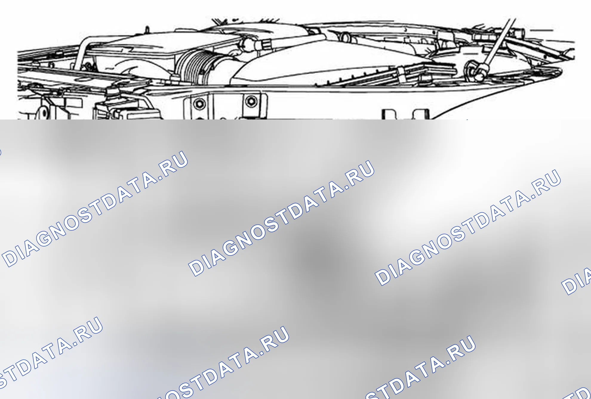 Рис. 59: Замена переднего подкоса переднего крыла. Cadillac ATS I