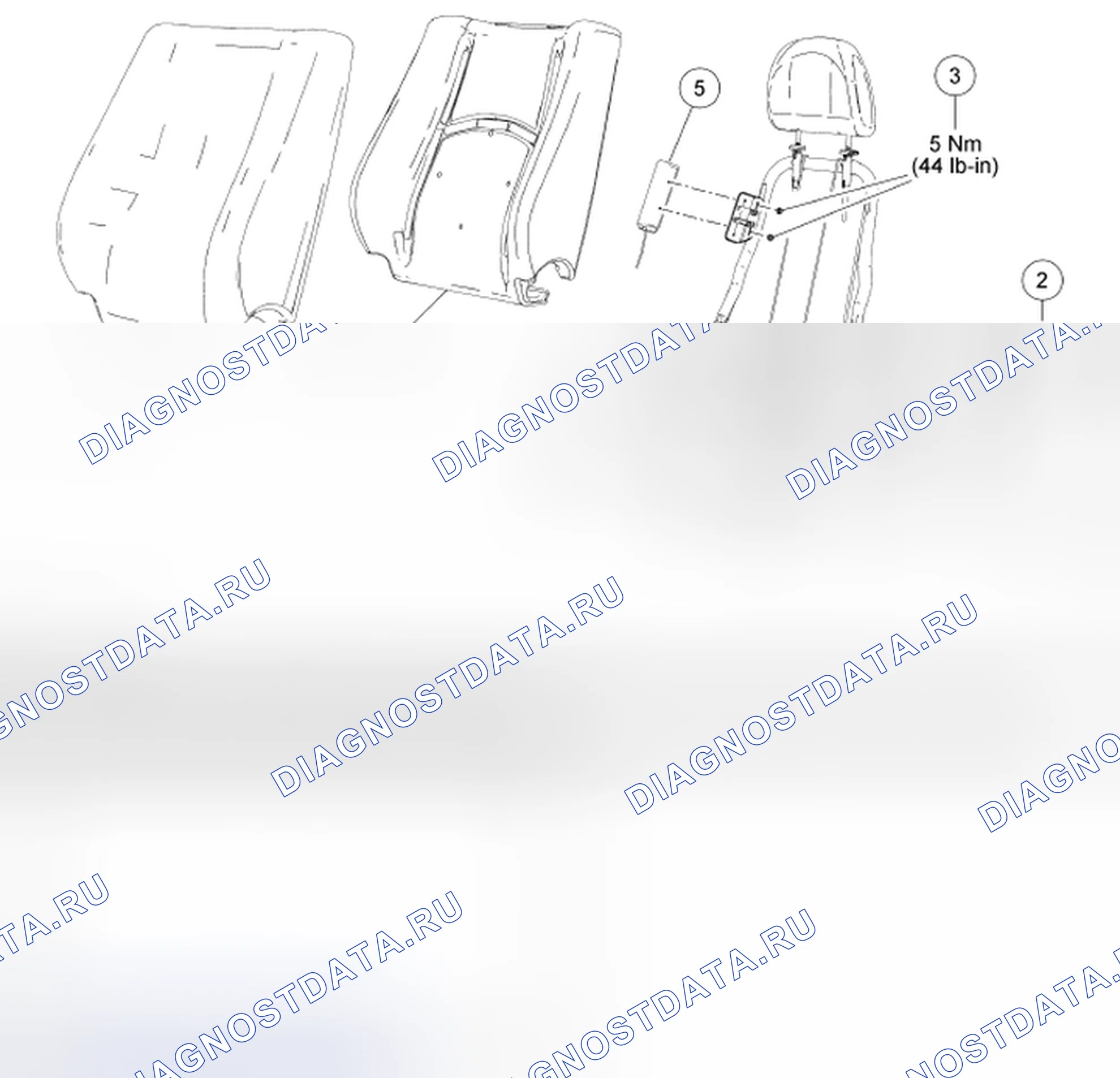 Рис. 208: Боковой модуль подушки безопасности. Hyundai Matrix I рестайлинг