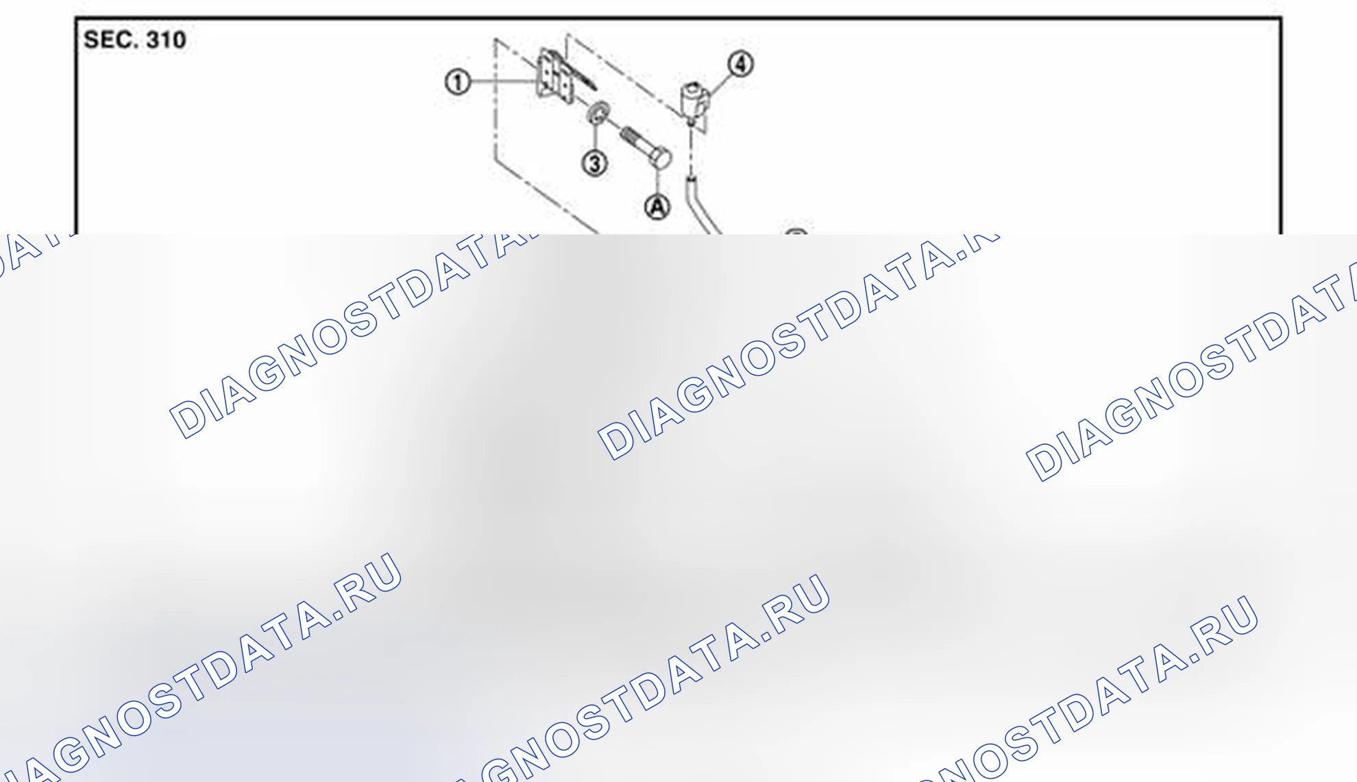 Рис. 269: VK56VD (AWD): разнесенный вид. Infiniti Q70 I рестайлинг