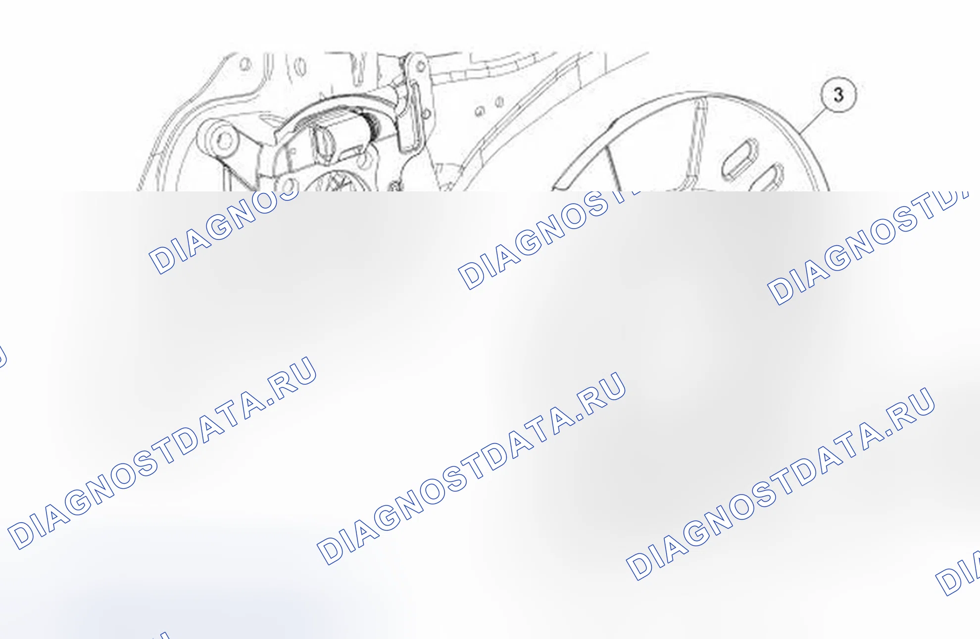 Рис. 8: Экран тормозного диска. Ford Edge I
