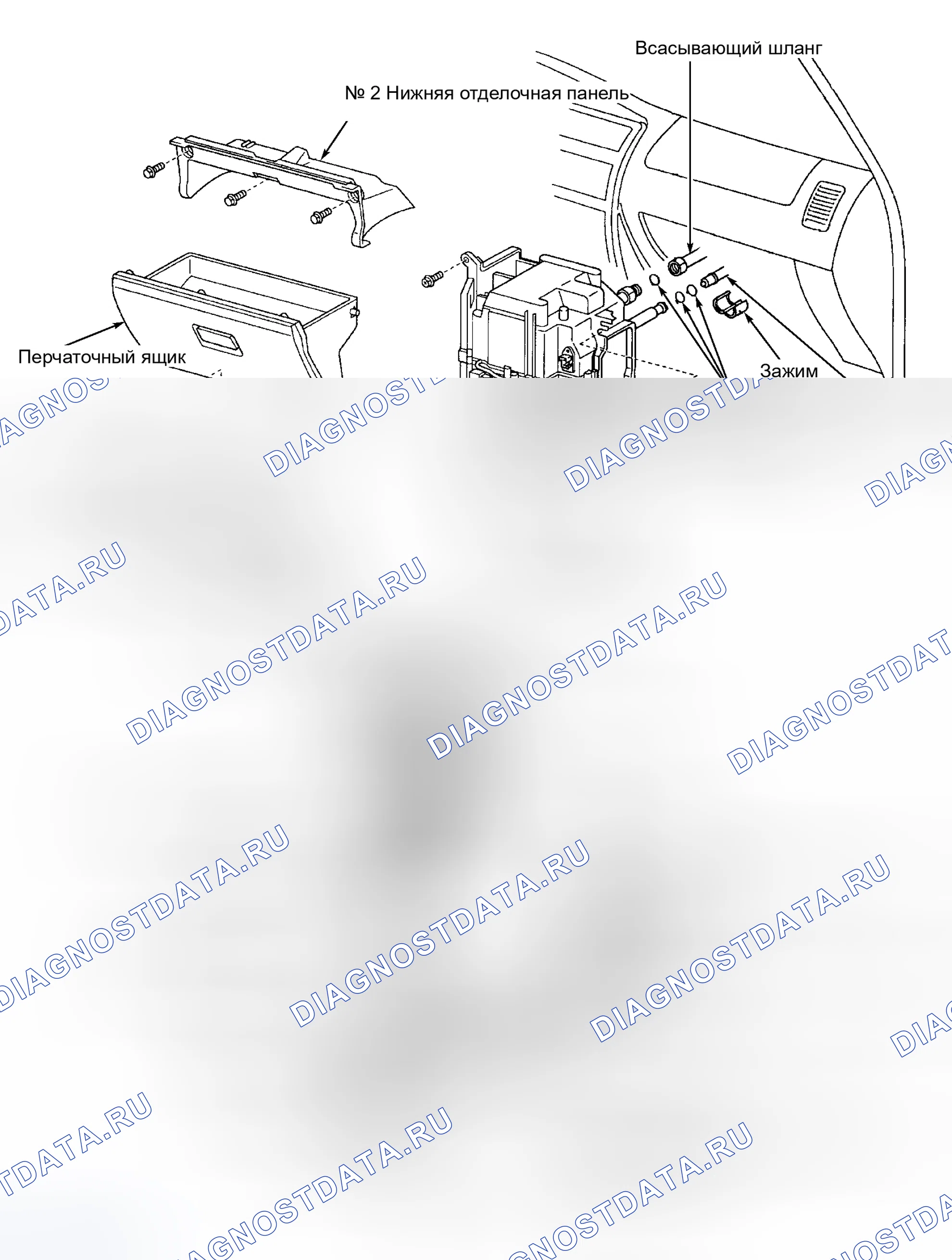 Рис. 2: Повторная сборка и установка. Toyota 4Runner III