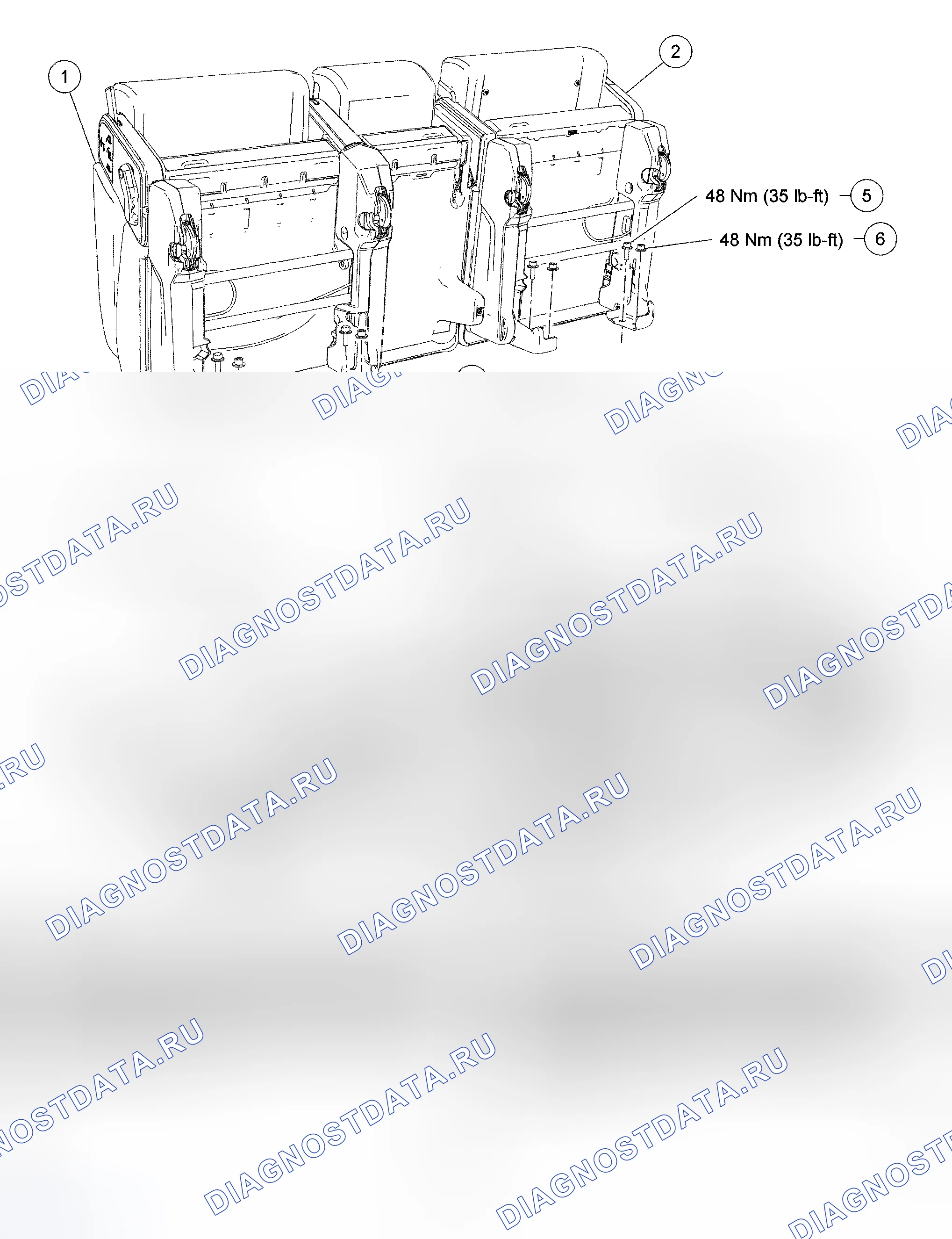 Рис. 48: Демонтаж и монтаж. Ford Five Hundred I