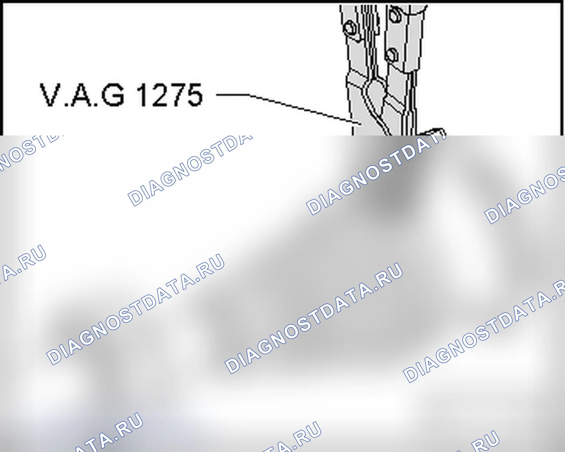 Рис. 84: ЗАТЯНУТЬ ЗАЖИМ С ПОМОЩЬЮ ЩИПЦОВ ДЛЯ ЗАЖИМА ШЛАНГА V.A.G 1275. Volkswagen New Beetle A4