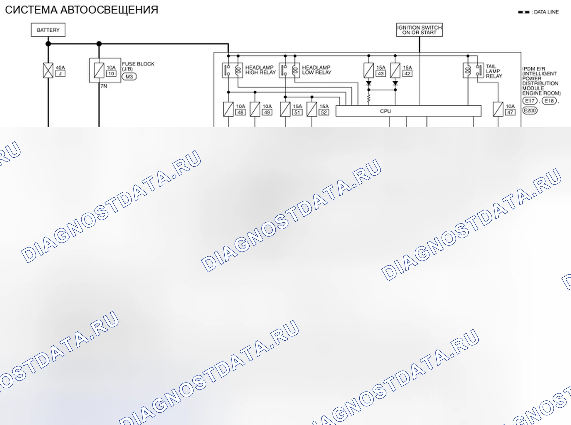 Рис. 147: электросхема. Nissan Altima L32