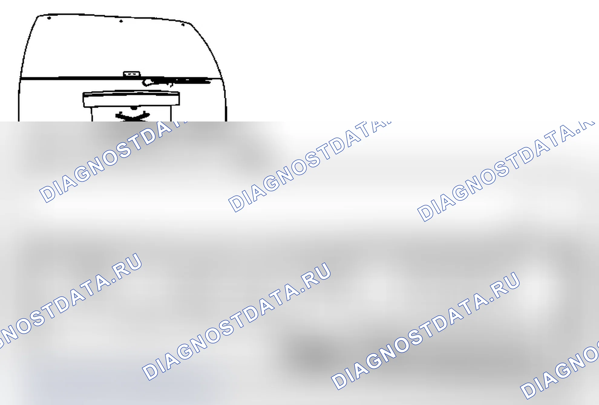 Рис. 40: Замена эмблемы/шильдика дверь багажника (Yukon и Yukon XL FFU). Chevrolet Tahoe III