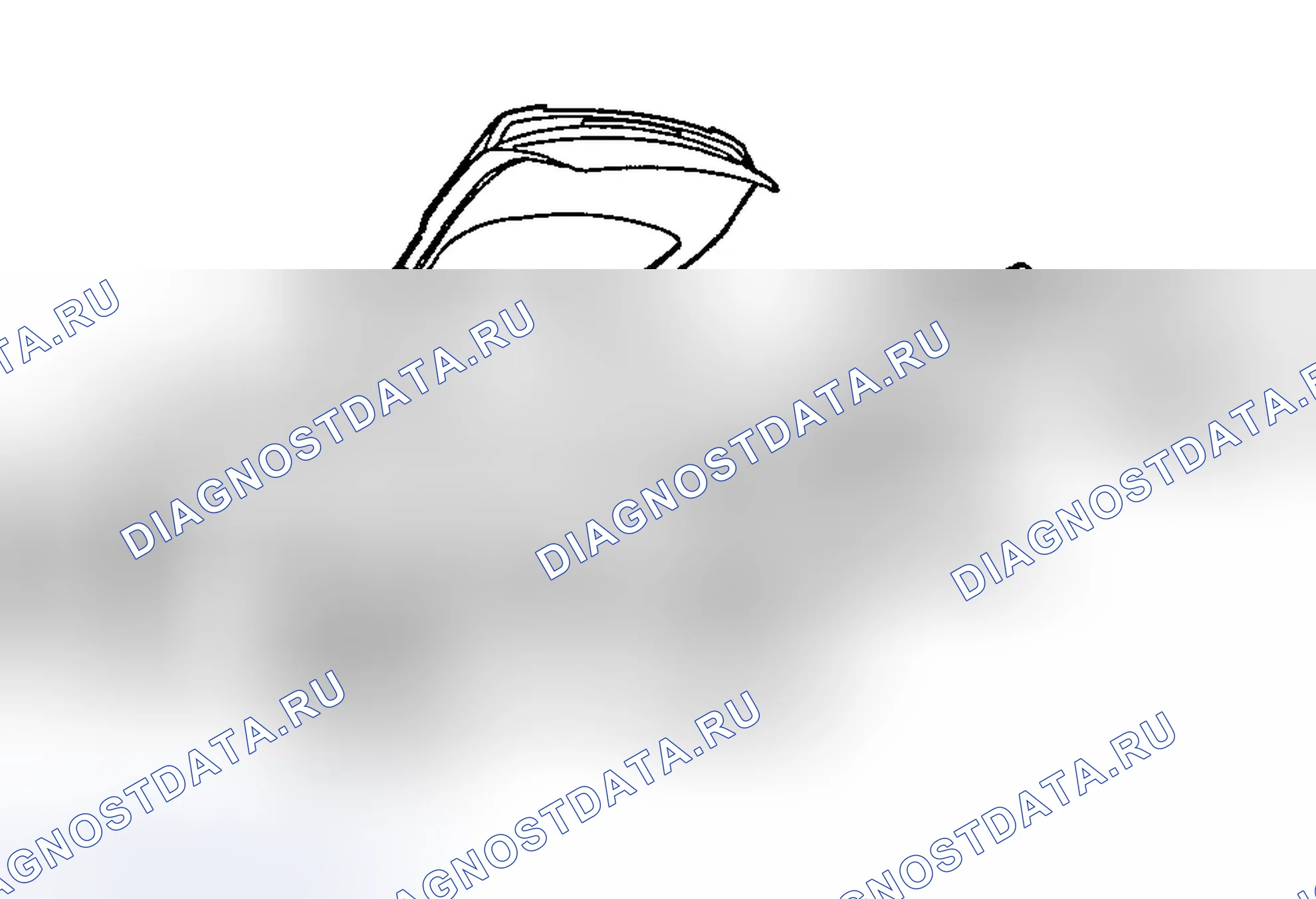 Рис. 119: ПЕРЕДНЯЯ ОТДЕЛКА БАГАЖНОЙ ДОСКИ. Hyundai Tiburon II