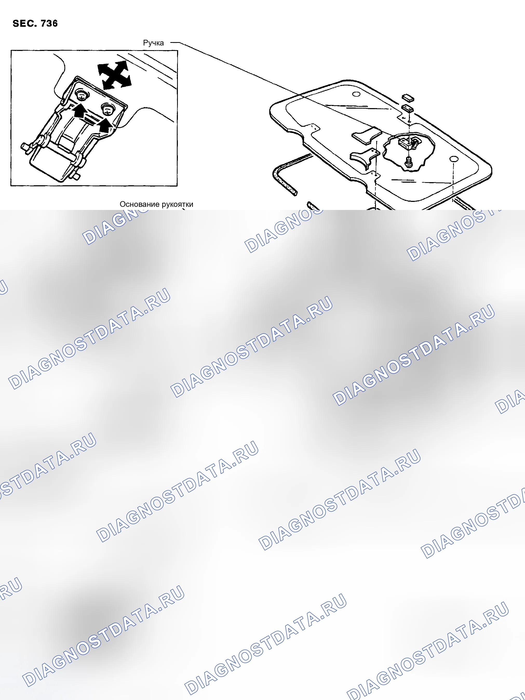 Рис. 1: ДЕМОНТАЖ И МОНТАЖ. Honda Odyssey (North America) I