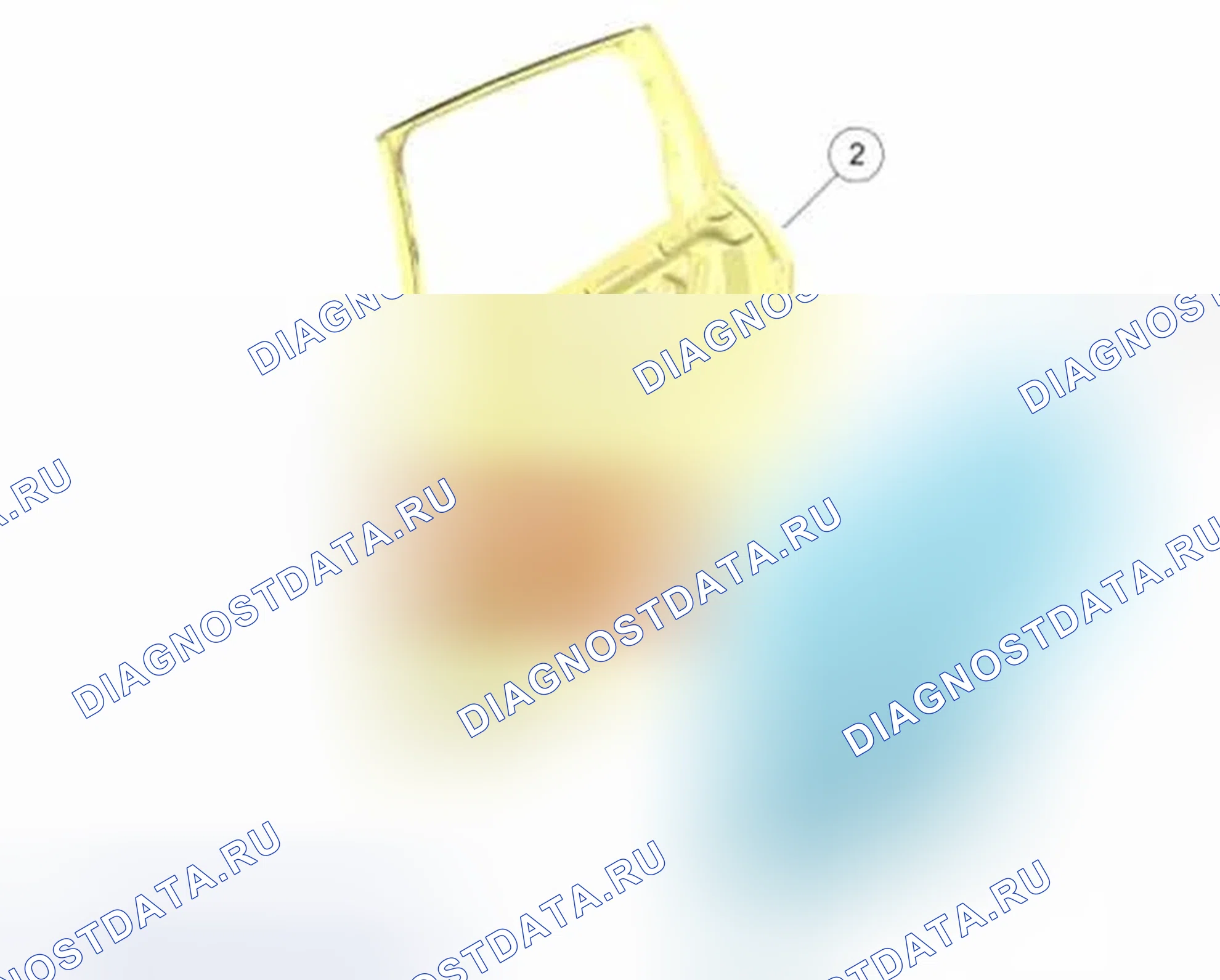 Рис. 63: Задняя дверь. Ford C-MAX II