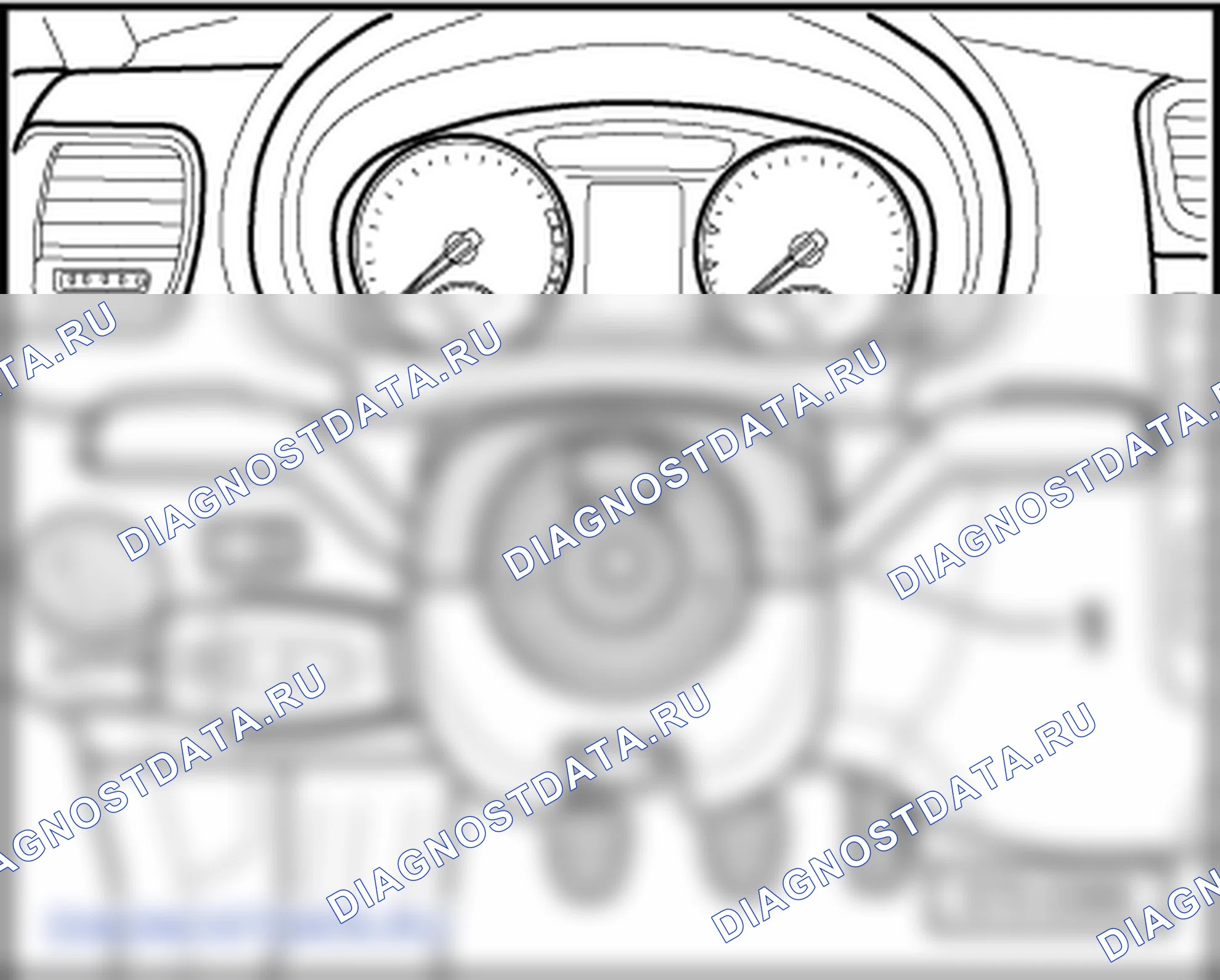 Панель приборов. Skoda Roomster I