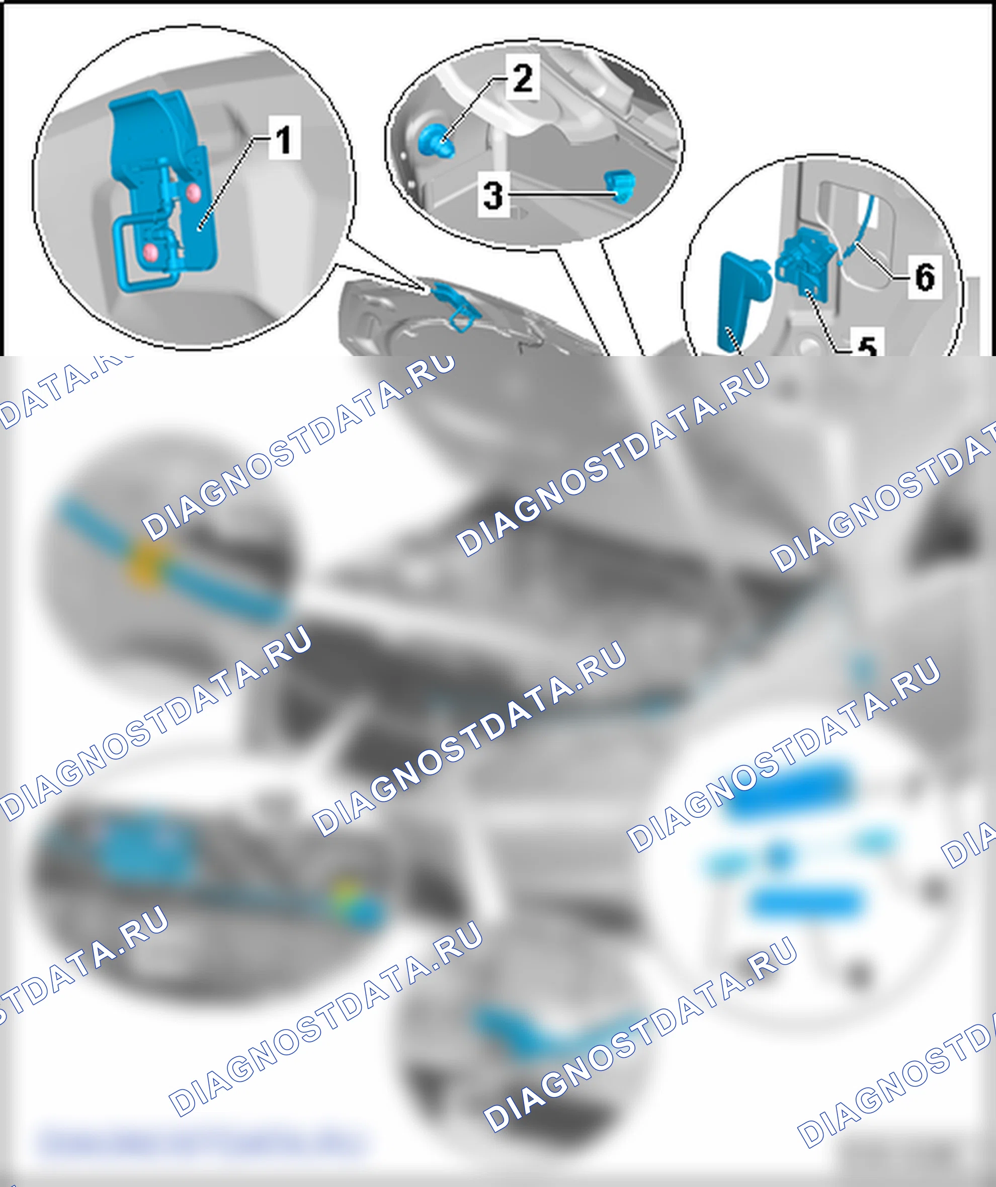 Детали замка капота. SEAT Toledo Iv