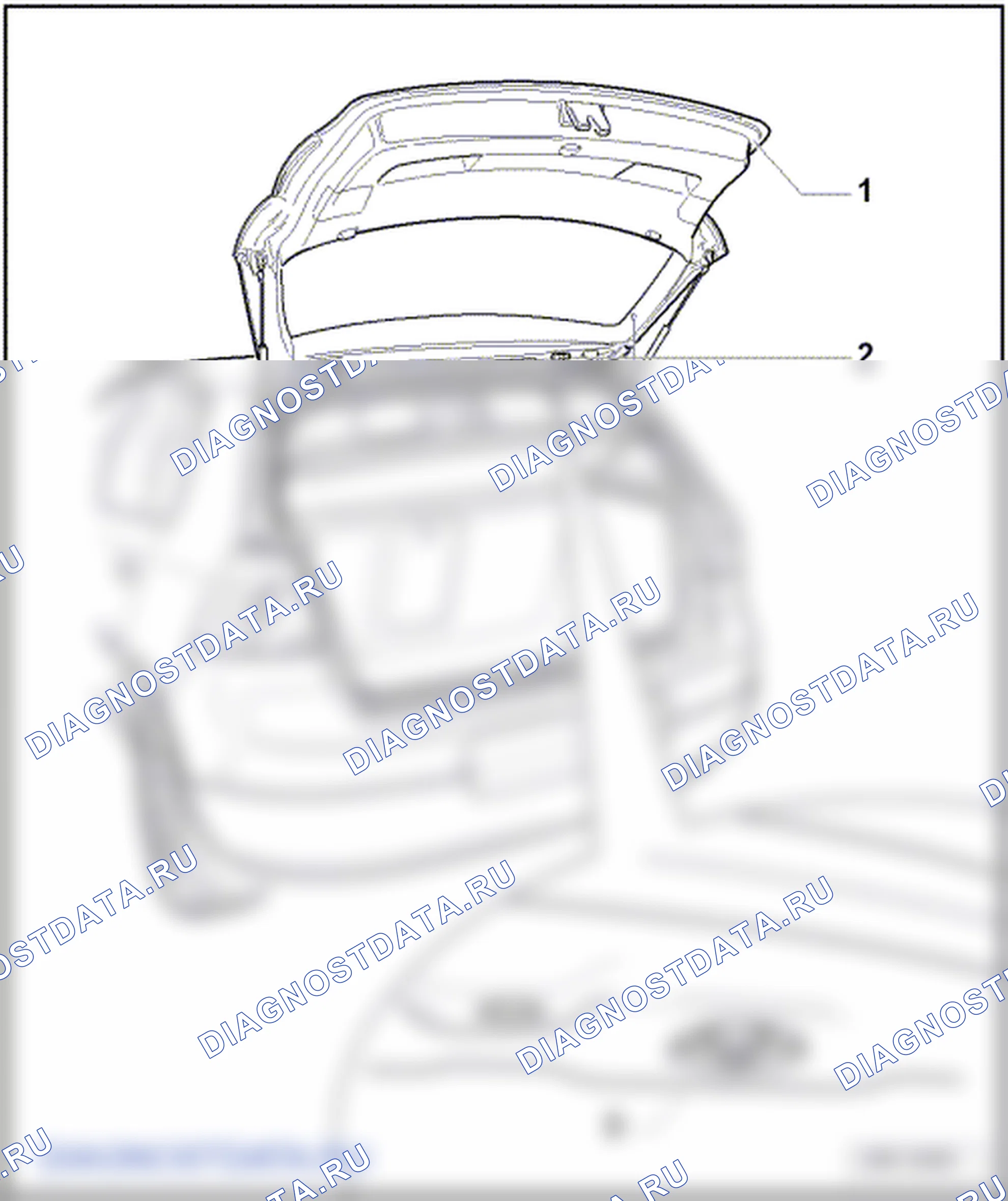 Дверь багажного отсека. Volkswagen Golf Mk5