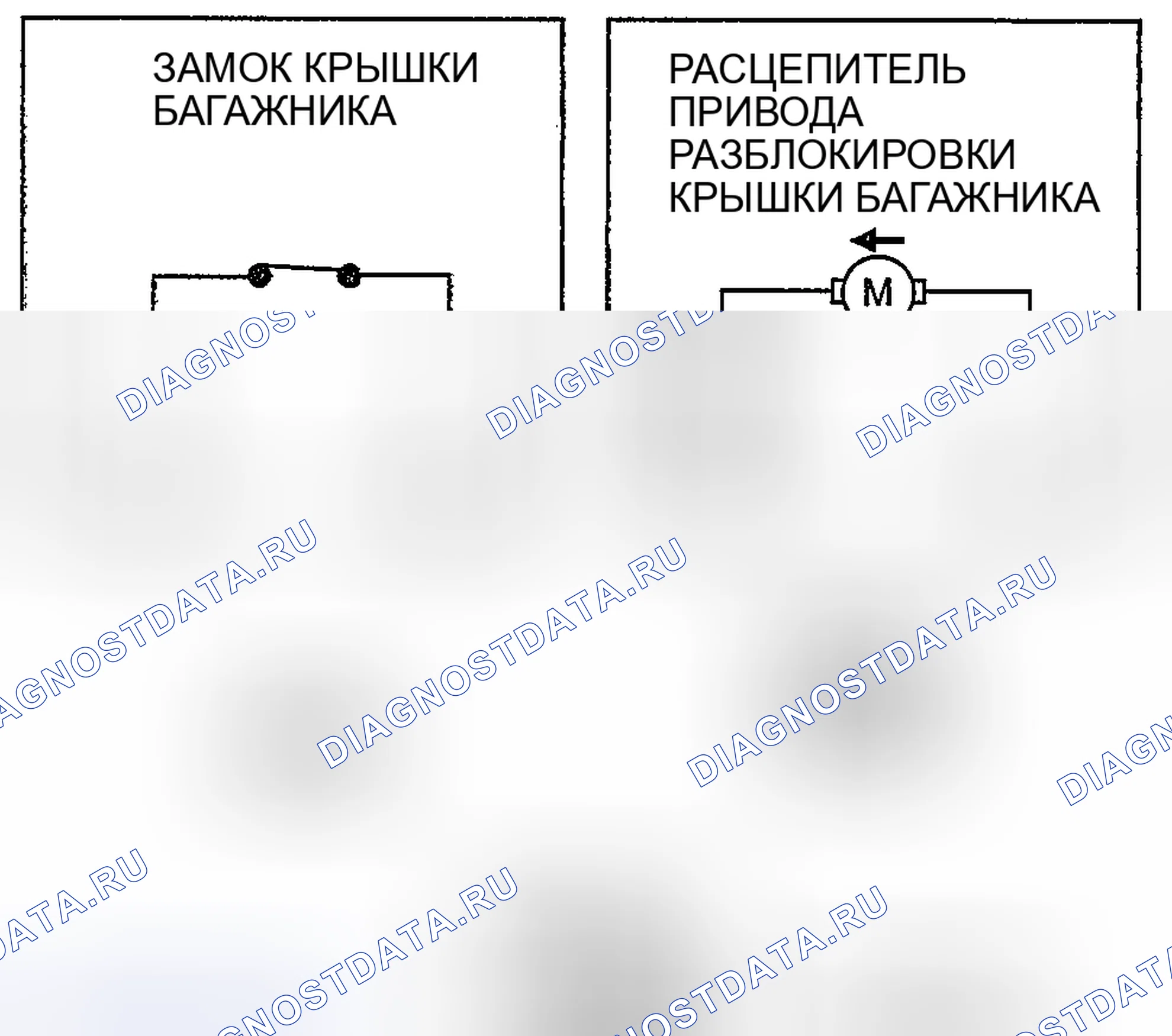 Рис. 56: ПРОВЕРКА ЗАЩЕЛКИ КРЫШКИ БАГАЖНИКА И ПРИВОДА РАСЦЕПЛЕНИЯ. Audi R8 I