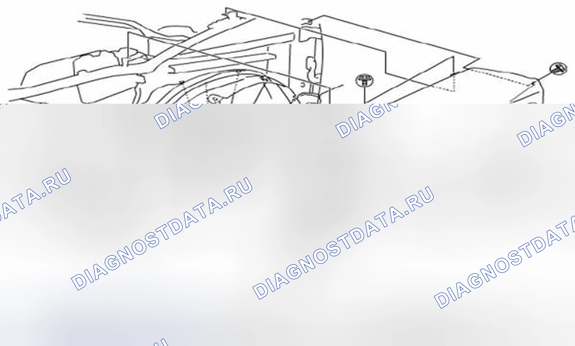 Рис. 25: Компоненты переднего крыла. Suzuki SX4 I