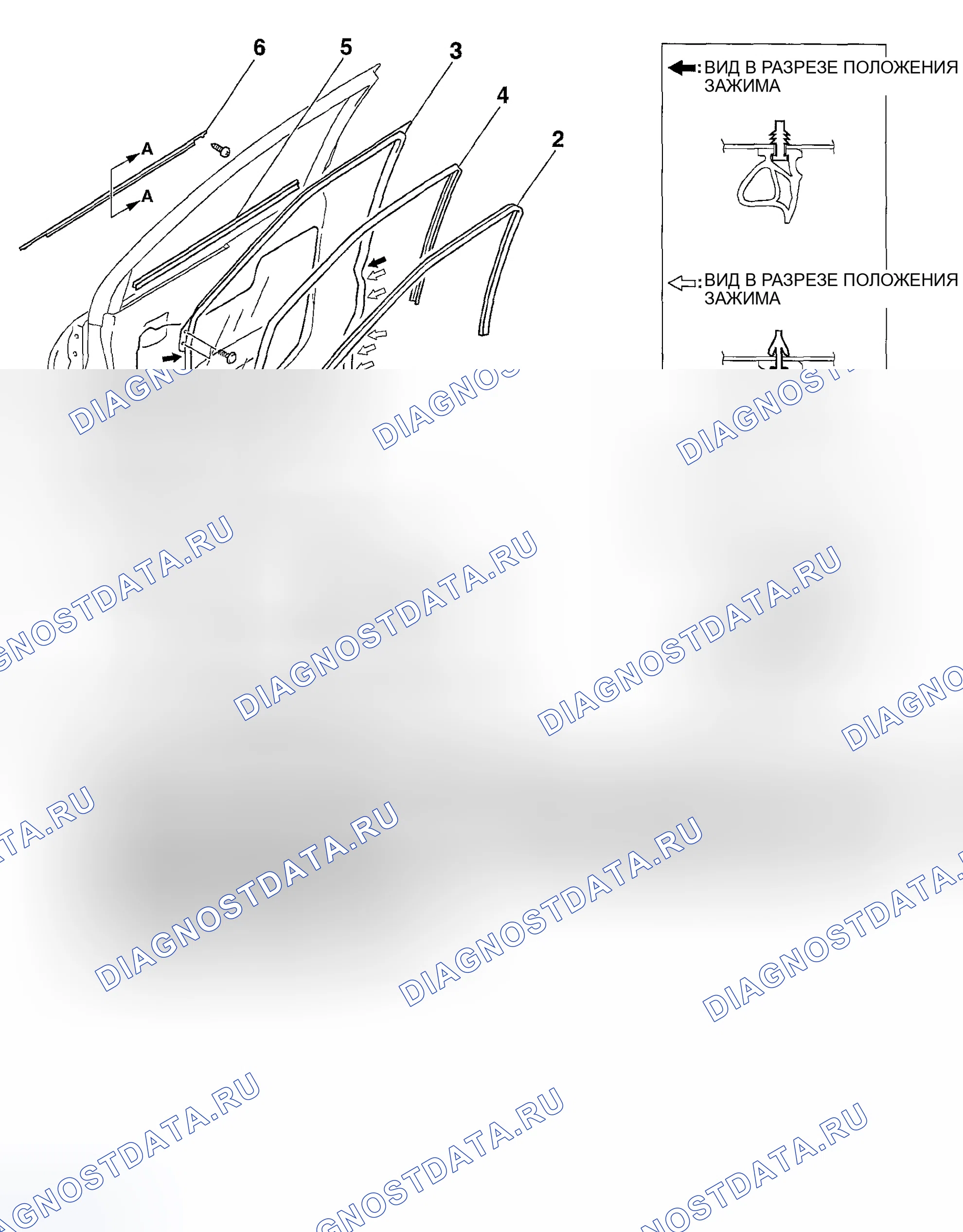 Рис. 41: < ПЕРЕДНЯЯ ДВЕРЬ >. Honda Edix I
