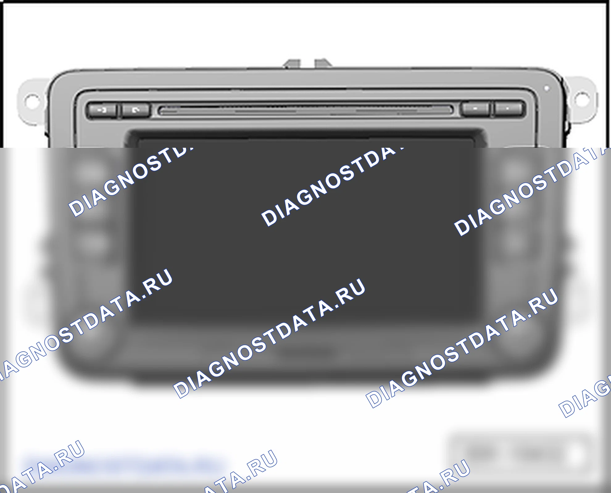Радионавигационная система ««SEAT Media System 2.3»». SEAT Alhambra Ii