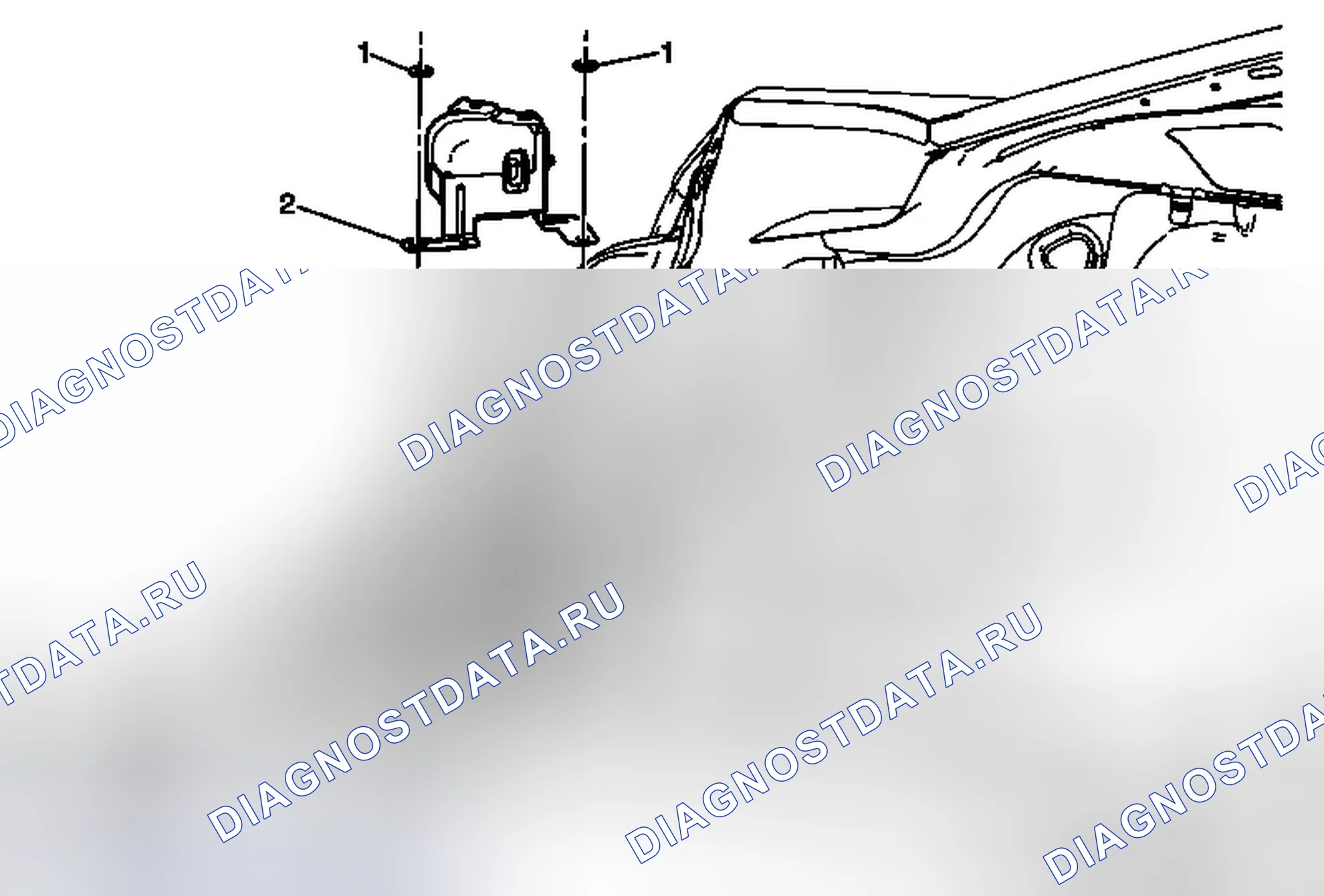 Рис. 53: Замена противоугонной сигнализации. Cadillac CTS II