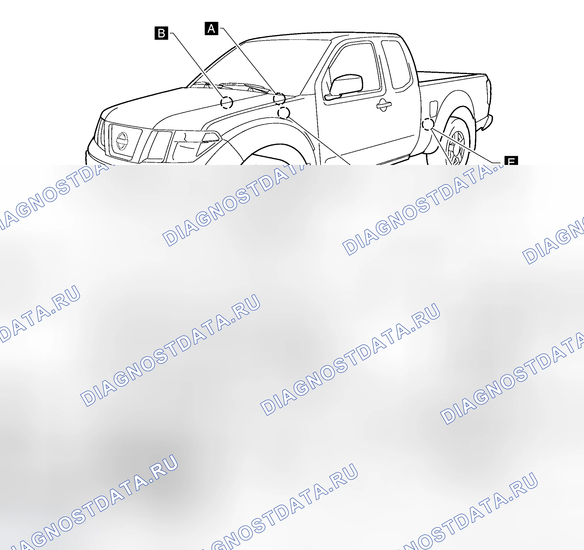 Рис. 347: Расположение электрических частей. Honda Odyssey I