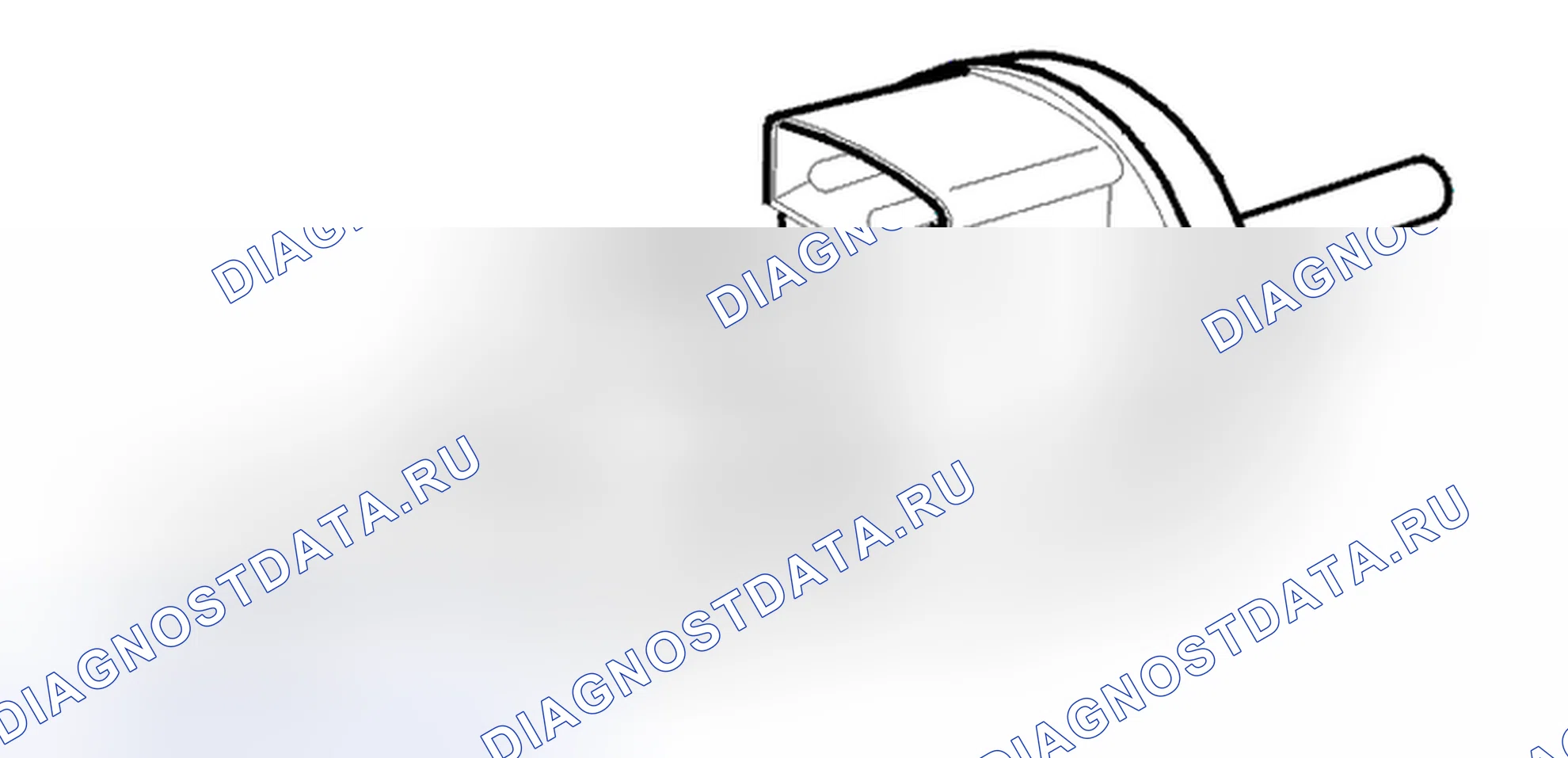 Рис. 1093: Проверка переключателя кикдауна (Kd). Volvo C70 I