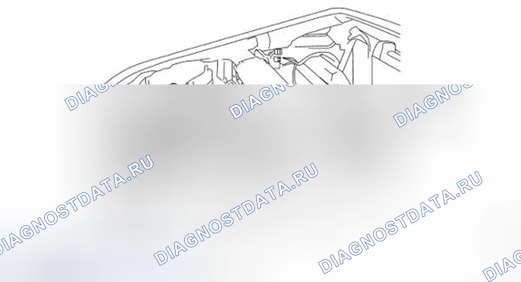 Рис. 124: Определение местоположения антенны TEL. Nissan 350Z I рестайлинг