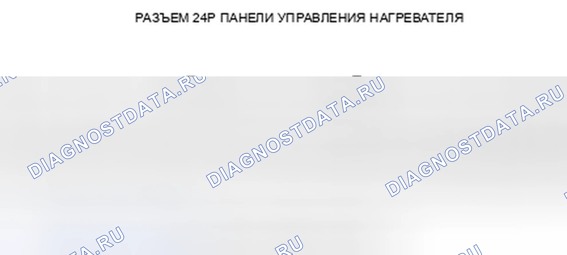 Рис. 5: Входы и выходы панели управления нагревателем. Honda Civic VIII