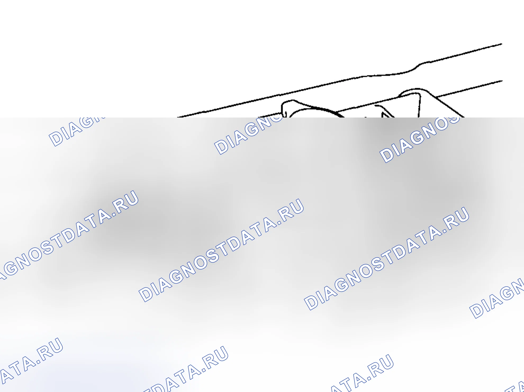 Рис. 148: Идентификация болтов крепления кожуха вентилятора к радиатору. Subaru Outback BH