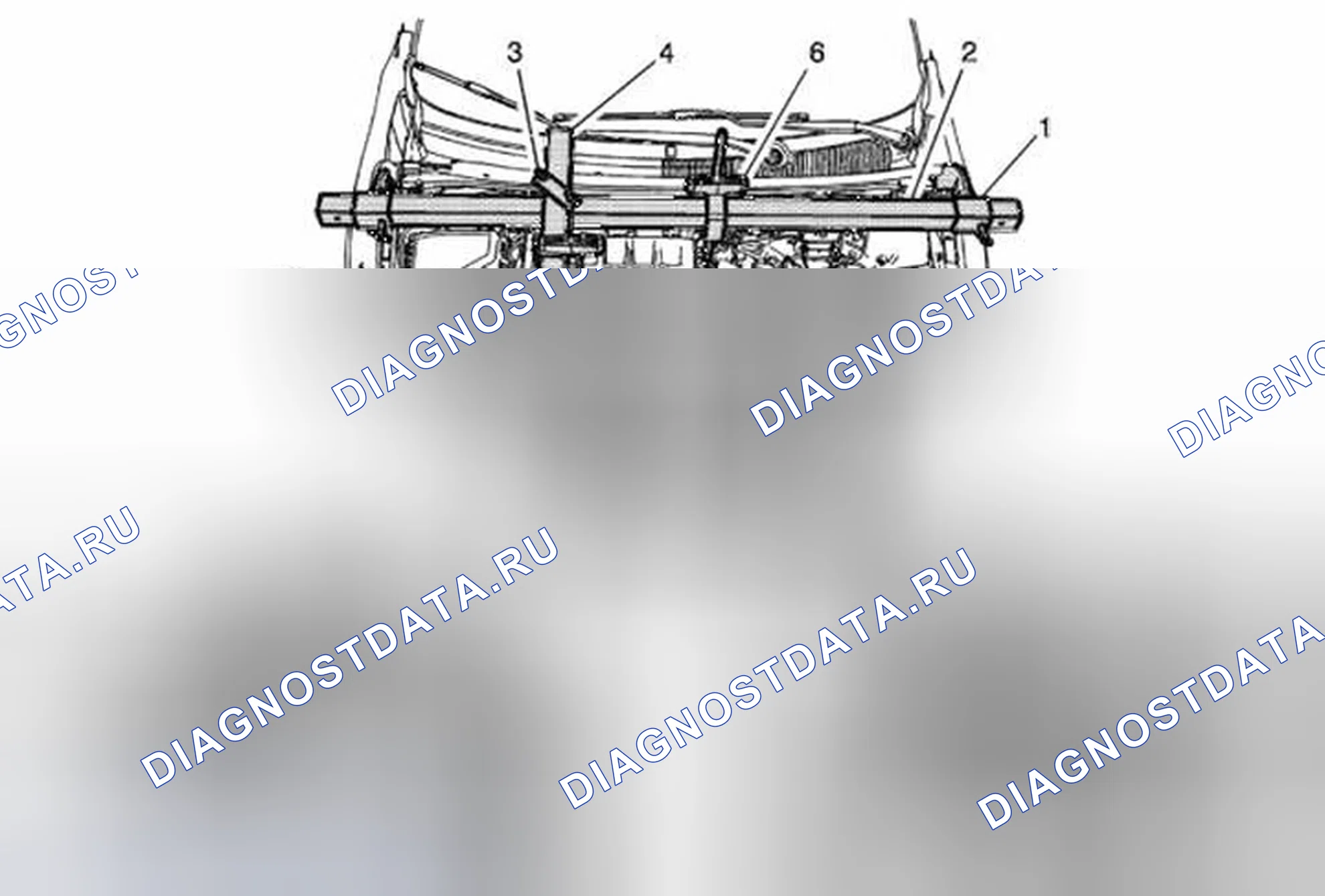 Рис. 61: Опорное приспособление двигателя. Chevrolet Sonic I