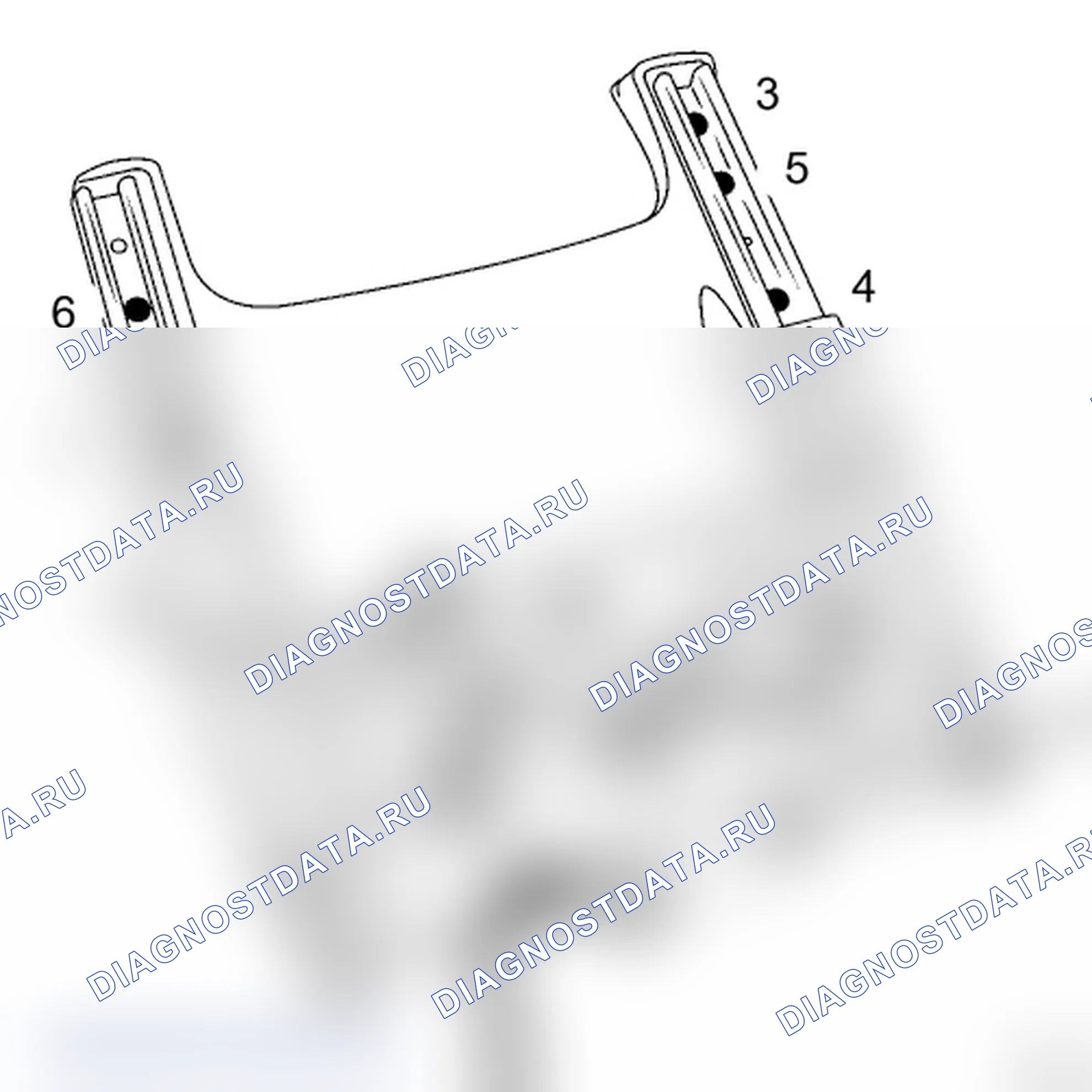 Салазки переднего сиденья. Renault Vel-Satis I