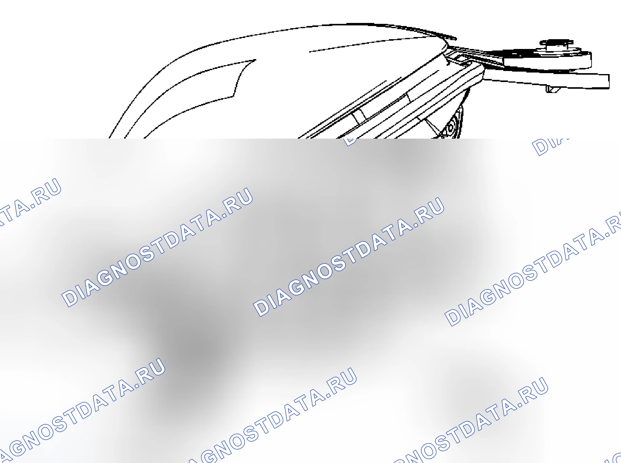 Рис. 88: Замена лампы бокового маркера (OUTLOOK HID). Chevrolet Traverse I