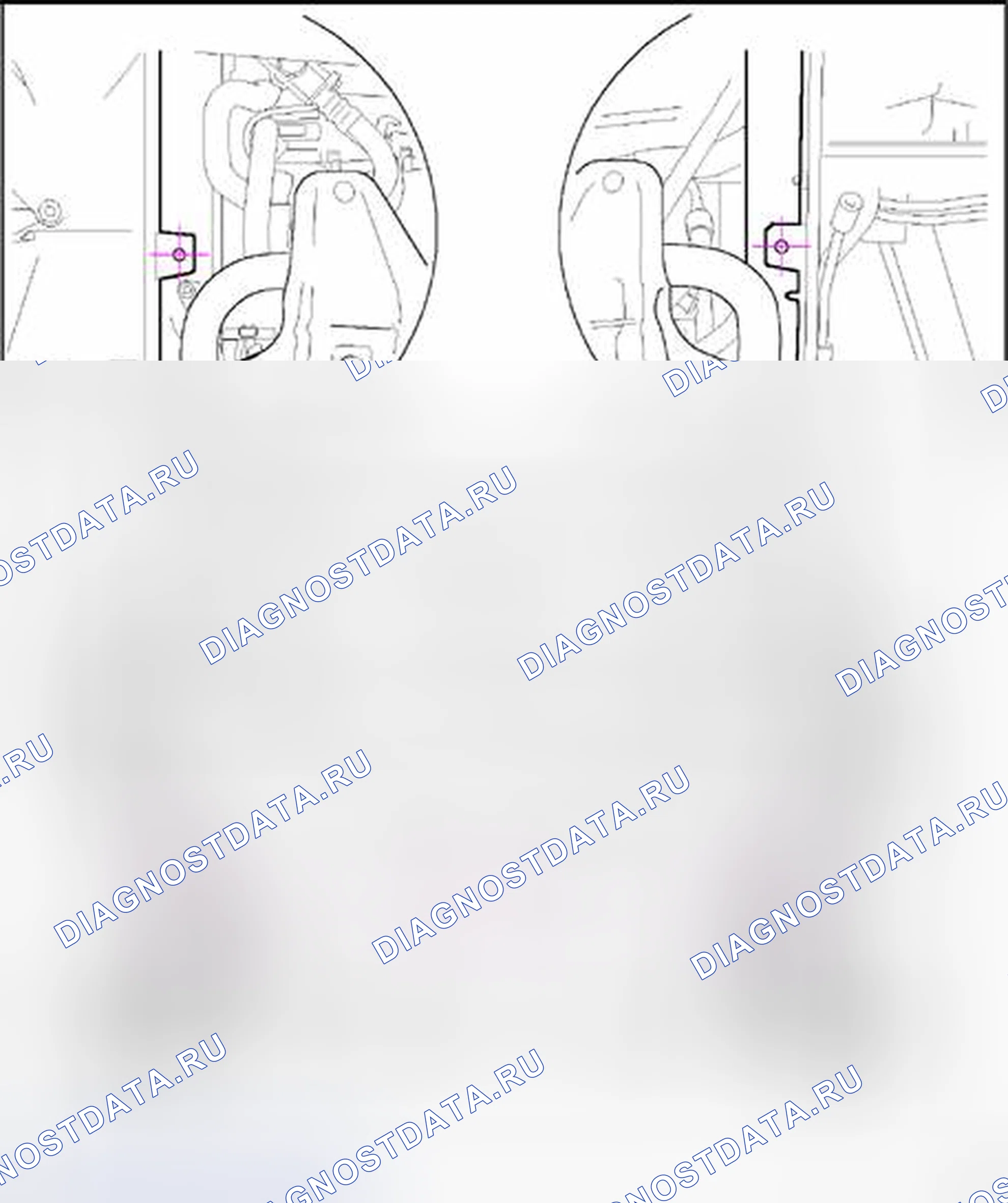 Рис. 23: Сборка пола, передняя часть. Volkswagen Touareg I