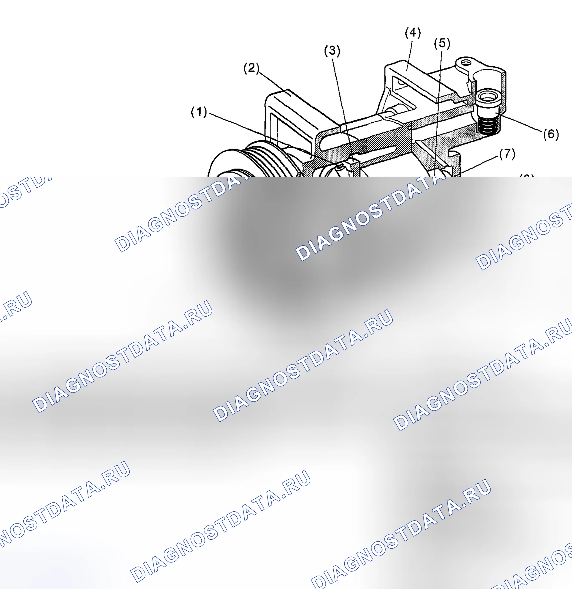 Рис. 20: КОМПРЕССОР. Subaru Forester SG