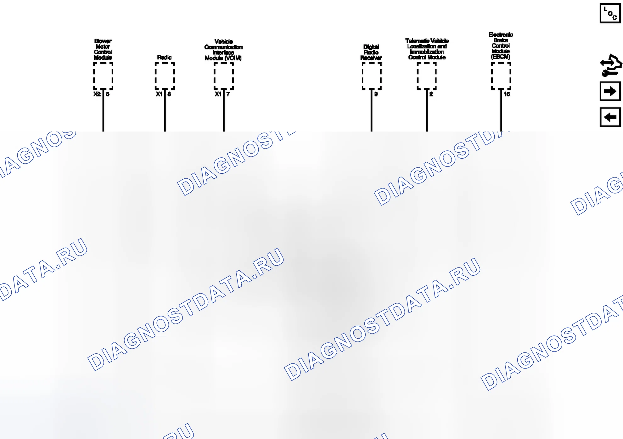 Рис. 57: G202, G203 и G204. Chevrolet Captiva I рестайлинг