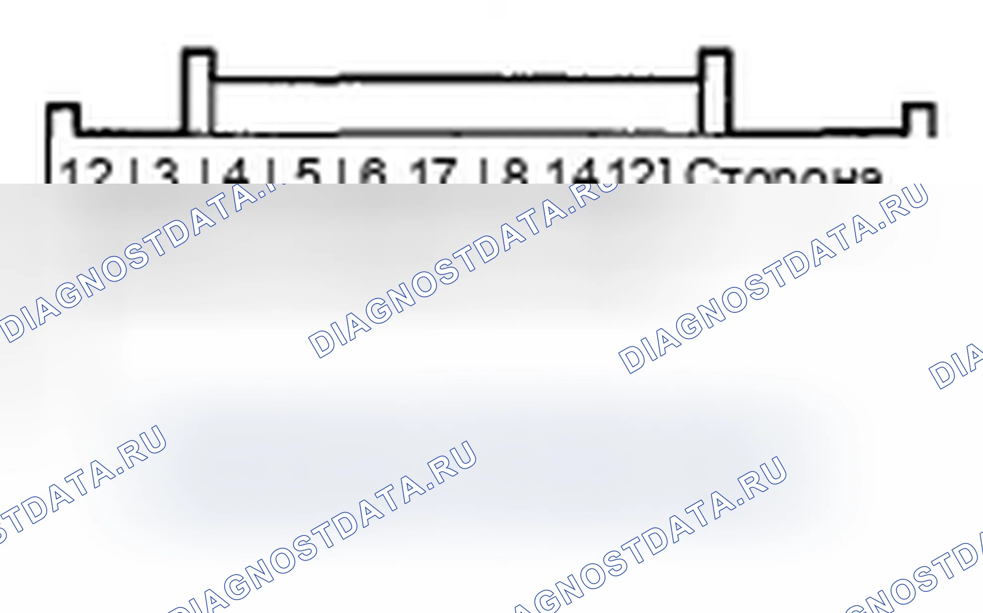 Рис. 498: РАЗЪЕМ АУДИОБЛОКА B (12P) (1 тип CD). Honda Accord VIII