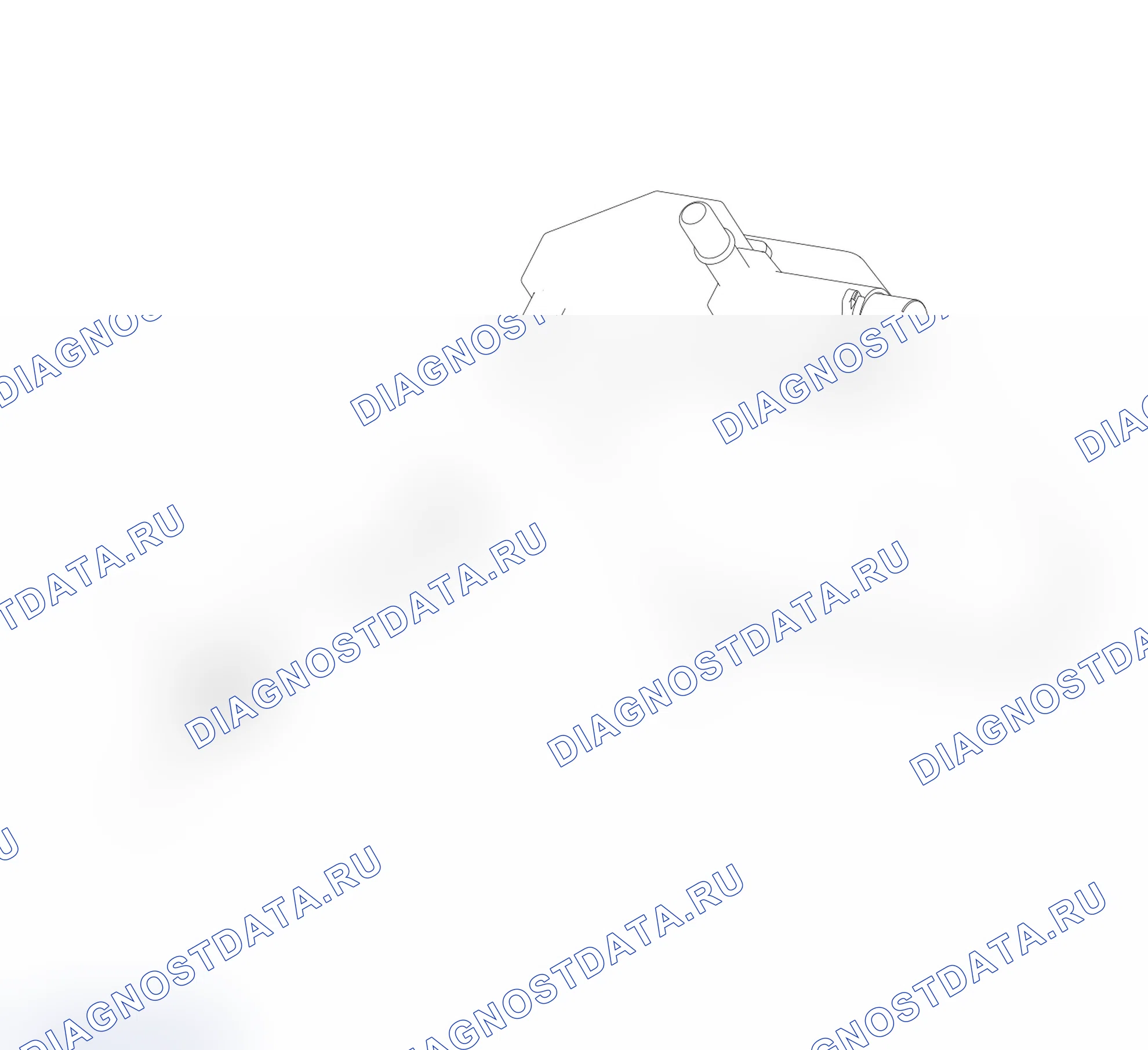 Схема расположения датчика давления в бака — Haval Shenshou. Haval Shenshou I