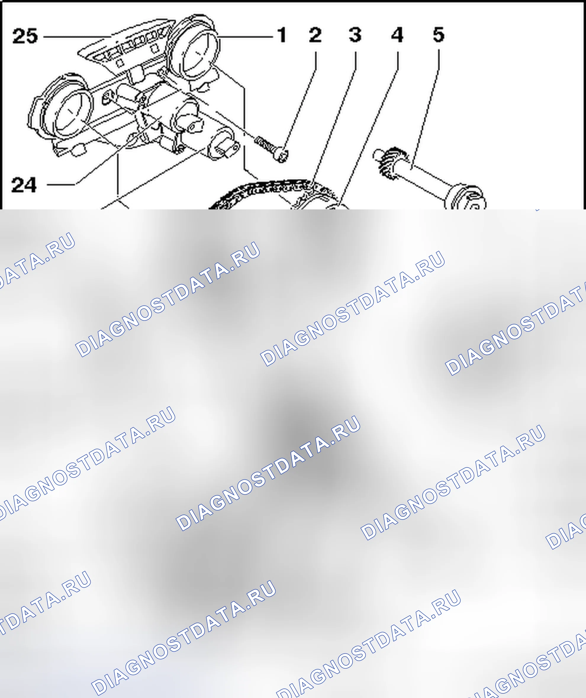 Рис. 29: ЦЕПНОЙ ПРИВОД. Volkswagen Eos I